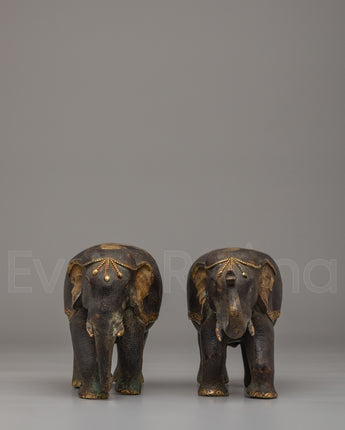 Tibetan Elephant Set for Decor