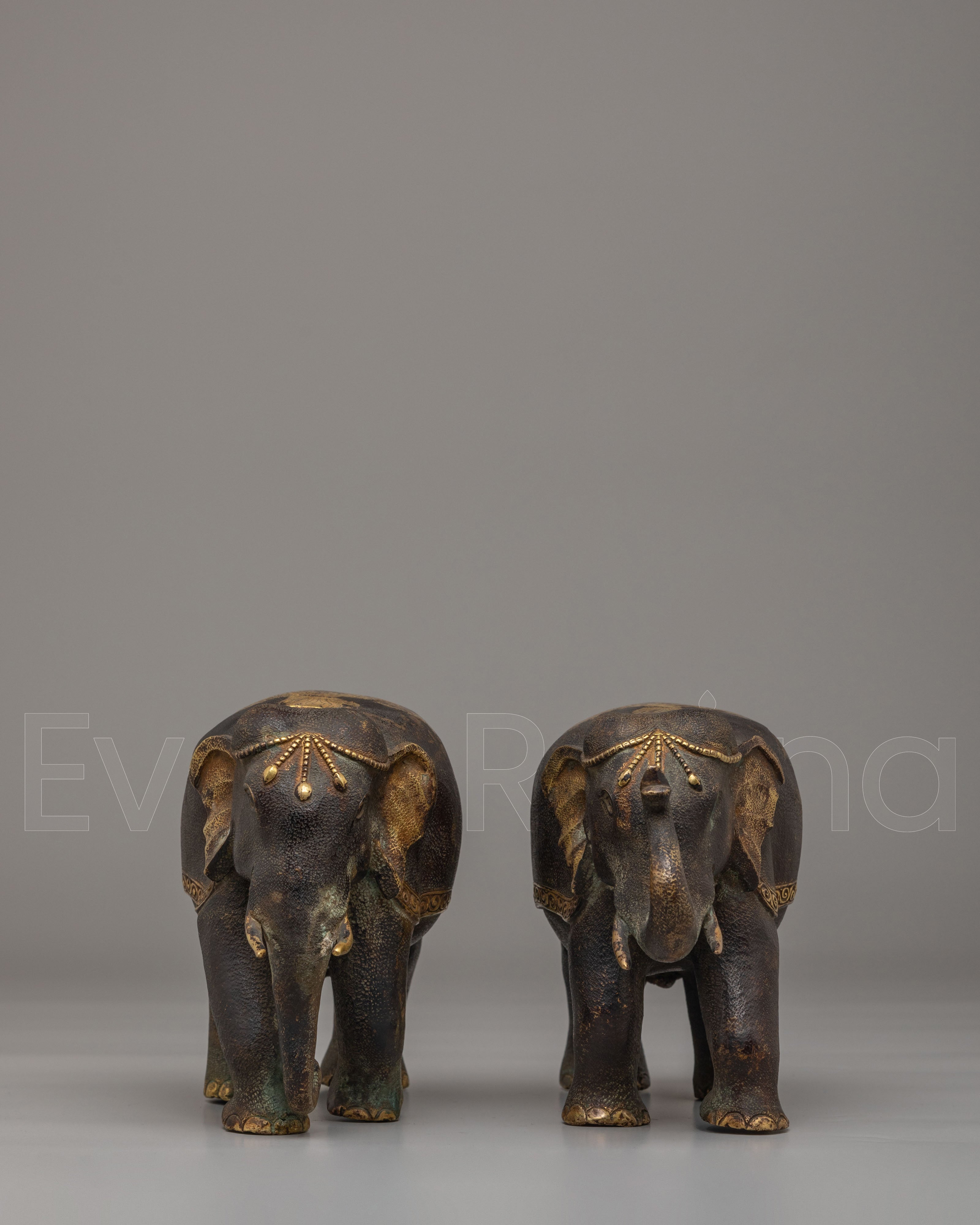 Tibetan Elephant Set for Decor