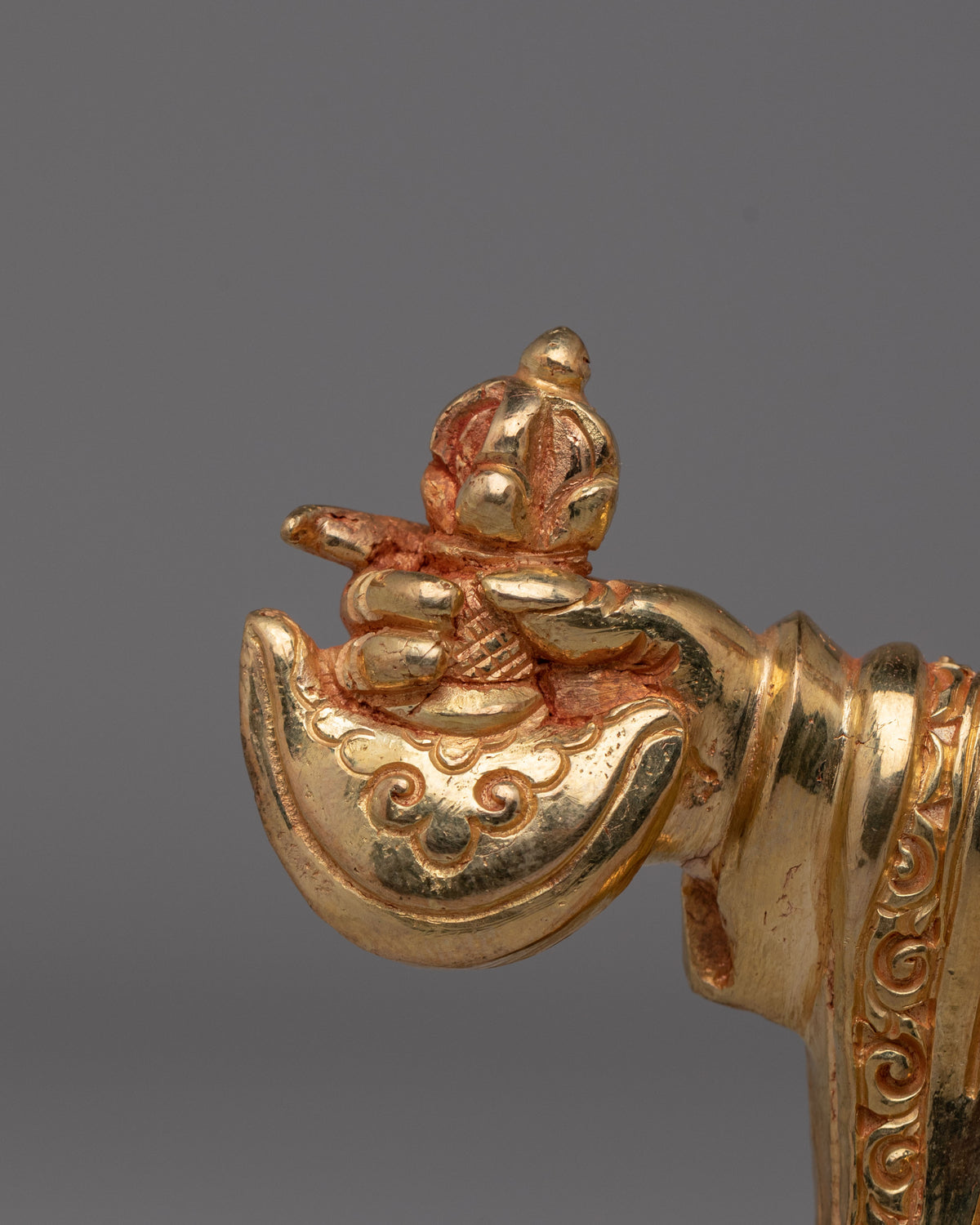 Mahakala Bergachen Wrathful Statue | Fierce Protector Deity