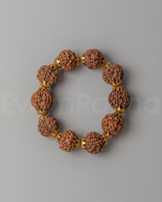 Handmade Rudraksha Bracelet | Spiritual Protection Bracelet