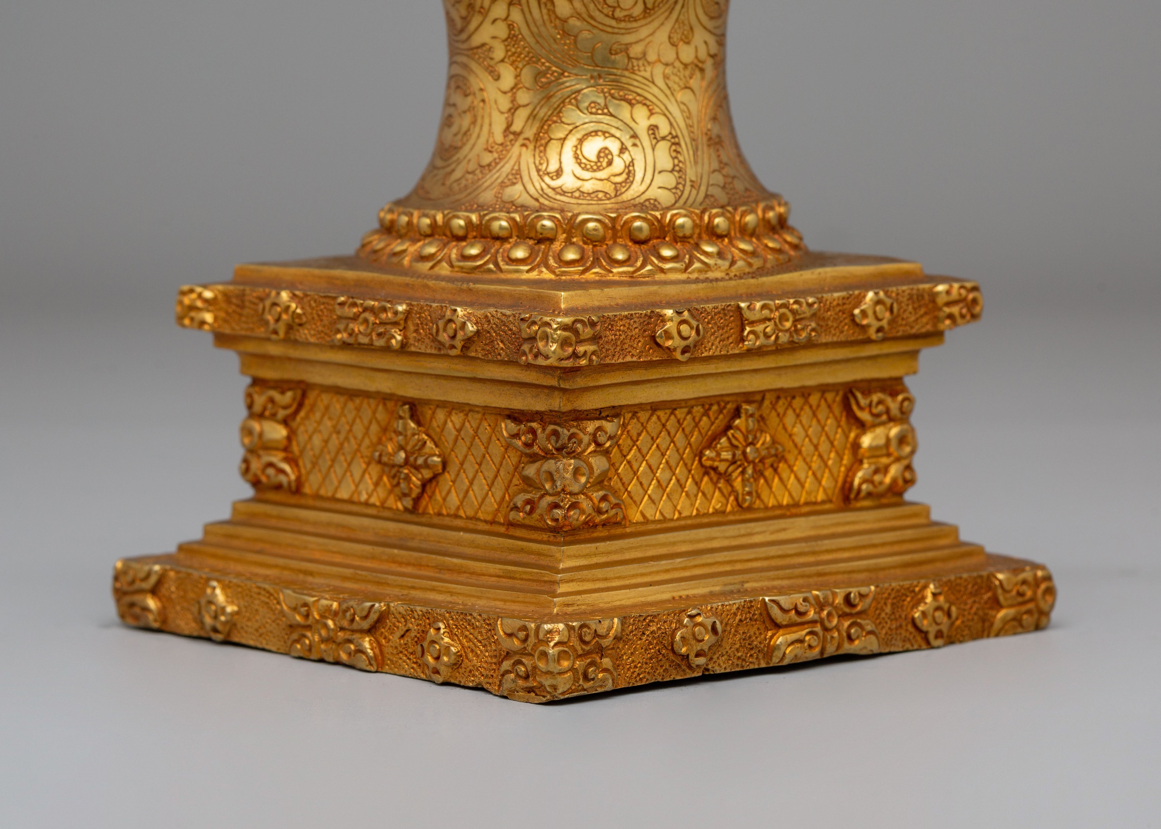 Handcrafted Sacred Tibetan Stupa | Parinirvana Stupa