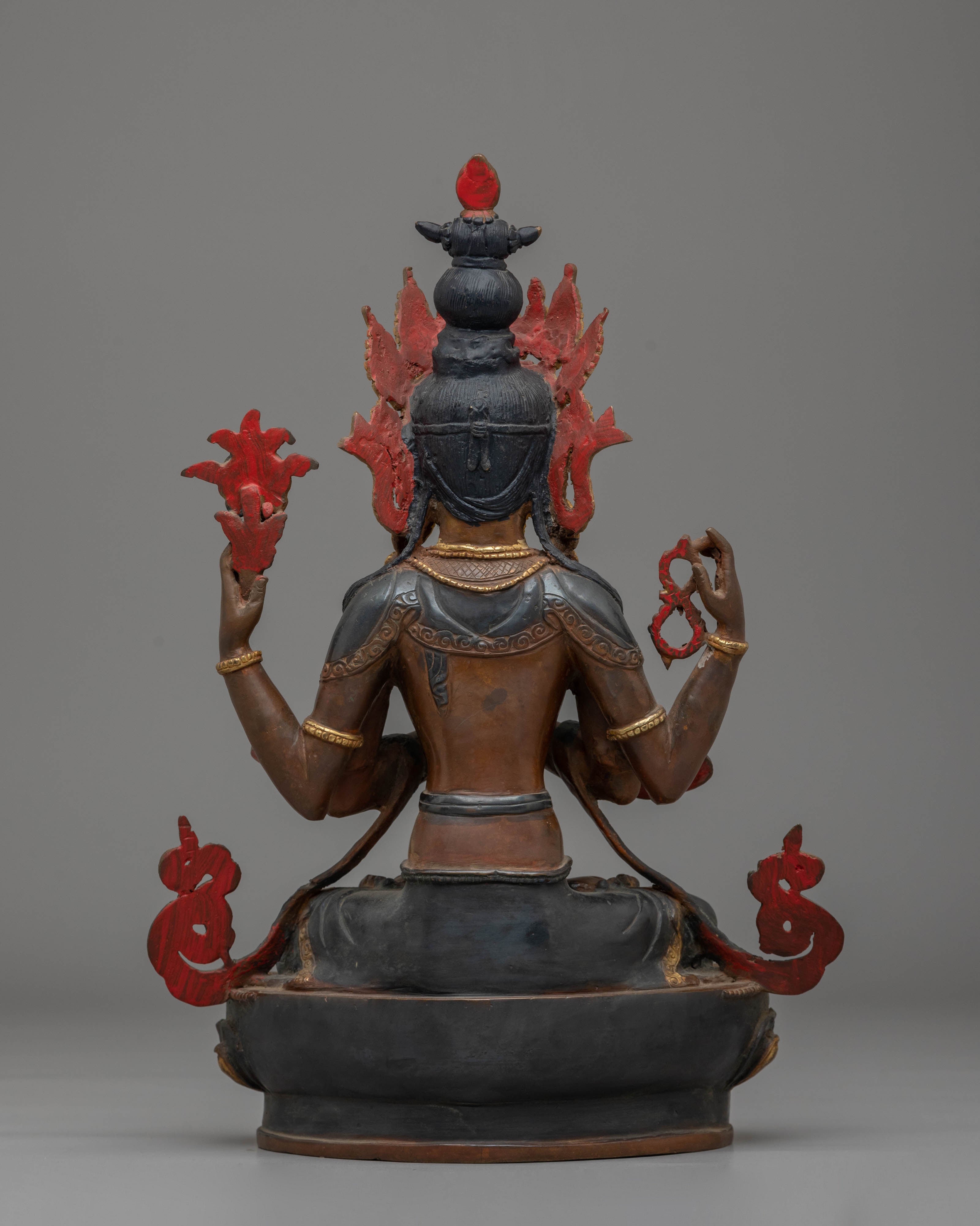 Chenrezig Statue Bodhisattva Of Compassion | Meditation Decor