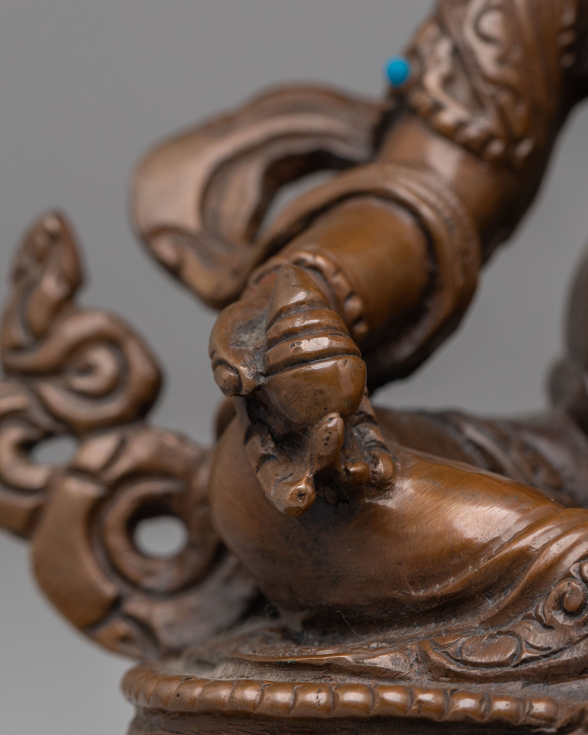 Traditional Dzambhala Sculpture | Wealth Deity Statue