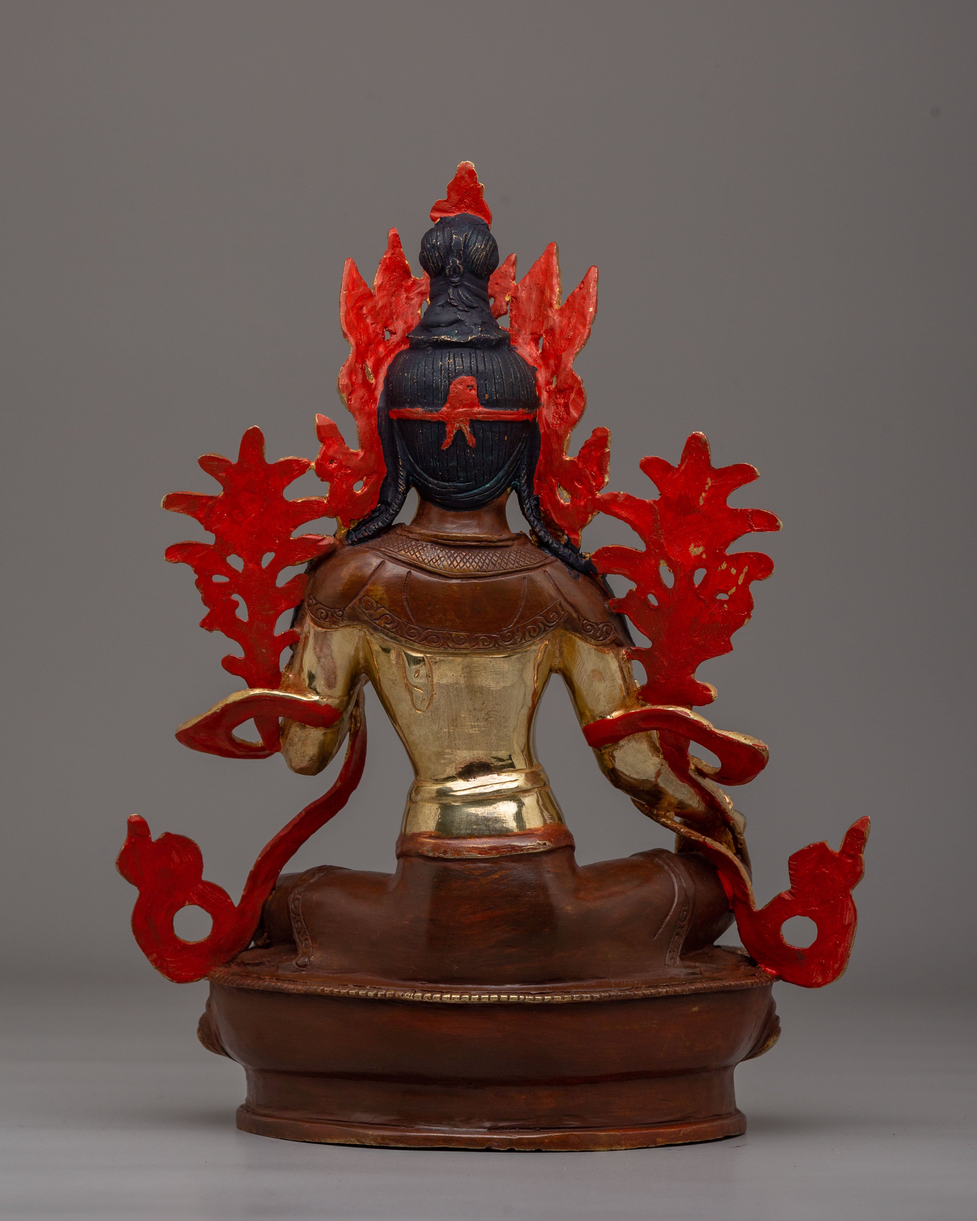 Green Tara Himalayan Copper Statue | Traditional Green Tara Statue