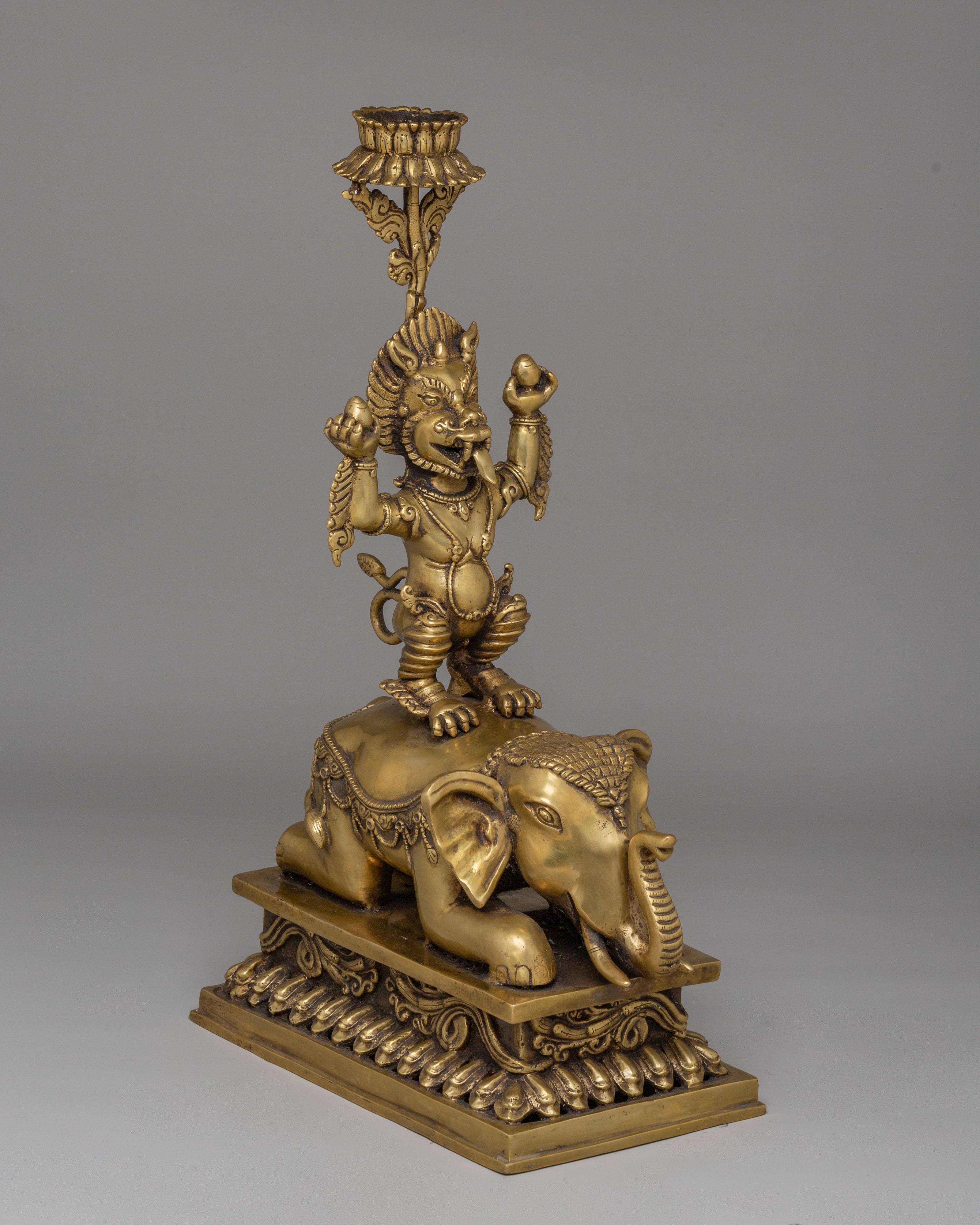 Elephant Oil Lamp Set | Perfect for Altar Decor