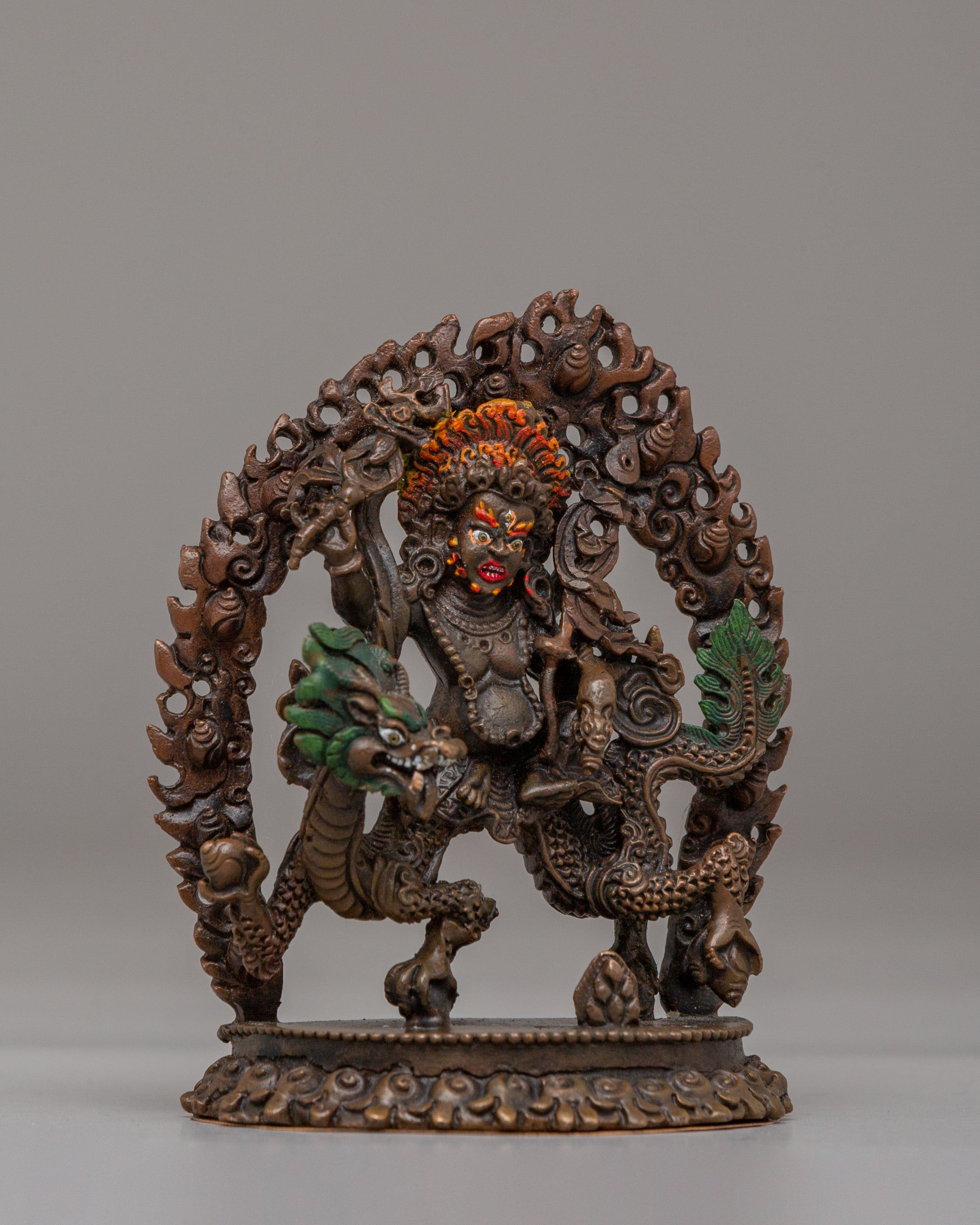 Tibetan White Dzambhala Statue | Symbol of Abundance