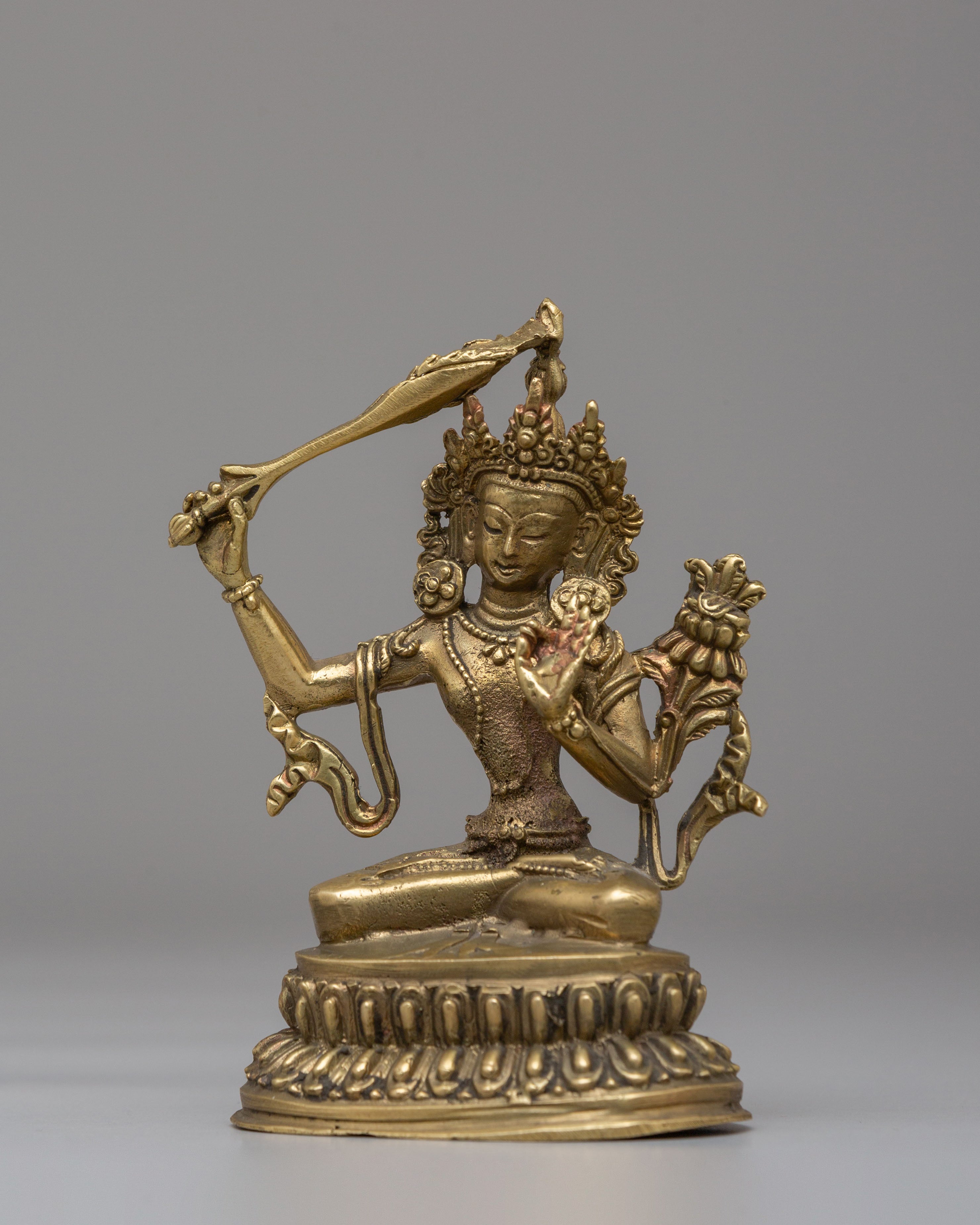 Bodhisattva Manjushri Wisdom Statue | Tibetan Art