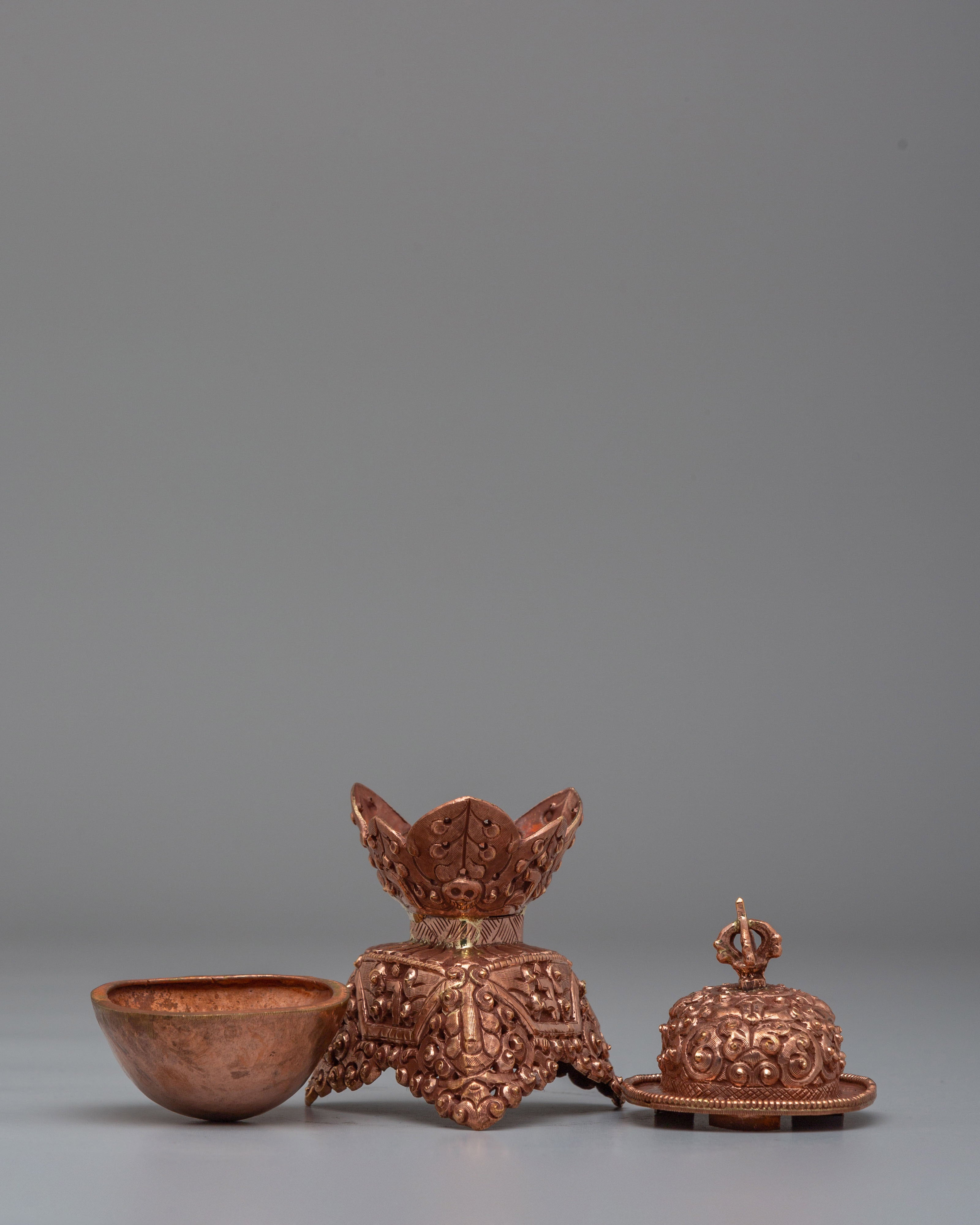 Himalayan Kapala Offering Vessel | Ritual Vessel for Spiritual Ceremonies