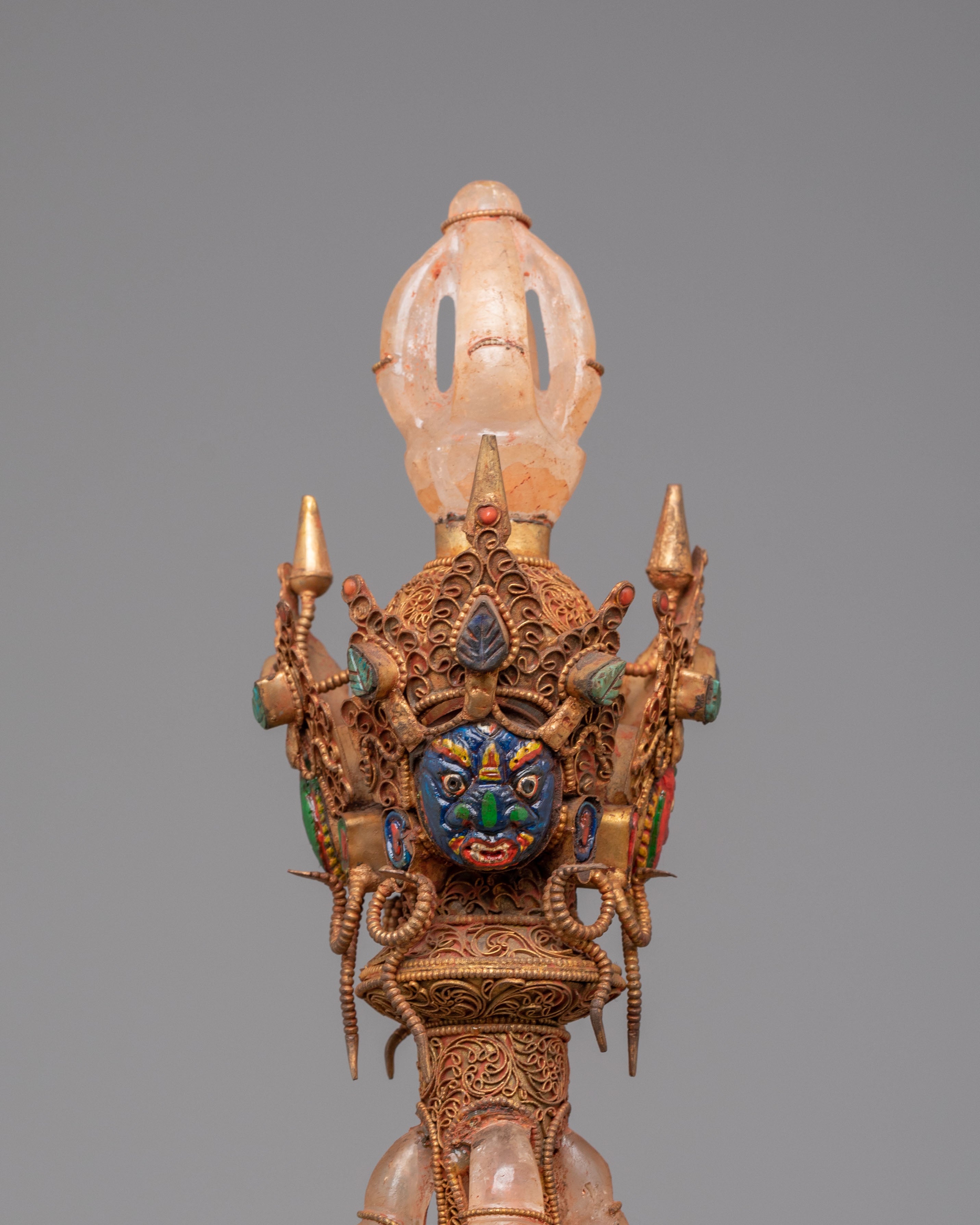Sacred Buddhist Phurba for Ritual | Traditional Buddhist Ceremonial Dagger