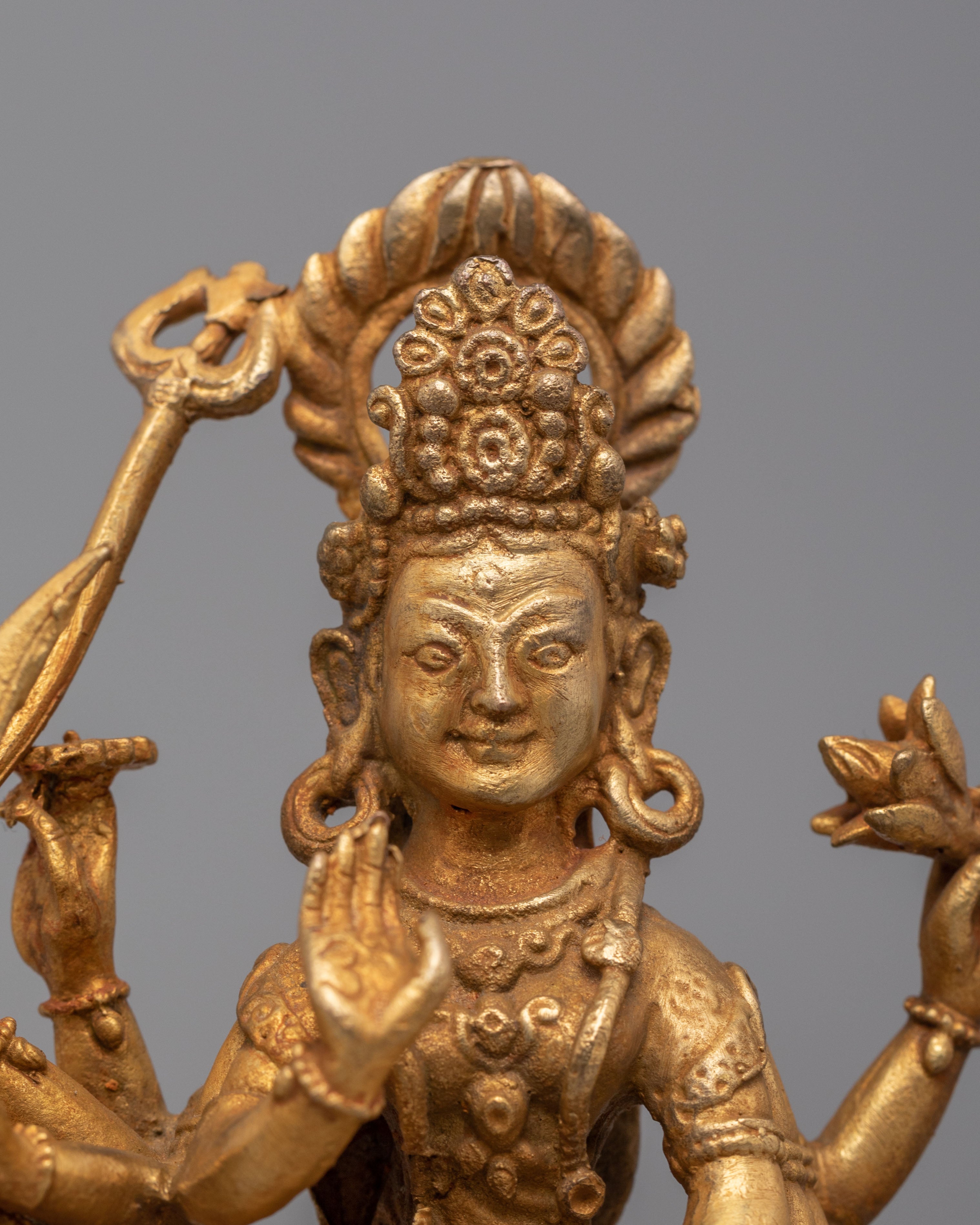 Durga Protector Goddess Statue | Durga on Lion Mount