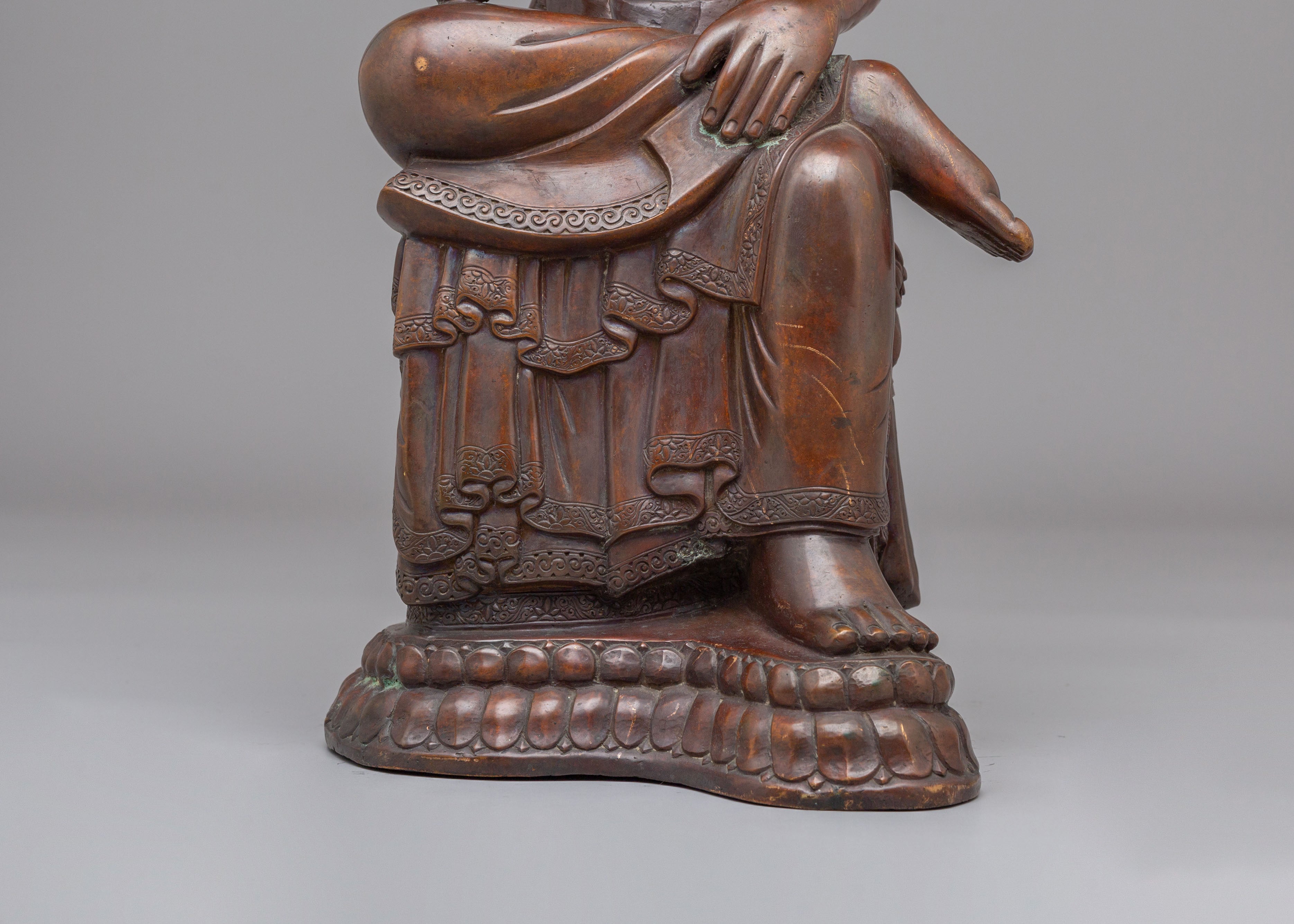 Tibetan Maitreya Buddha Sculpture | Symbol of Future Enlightenment