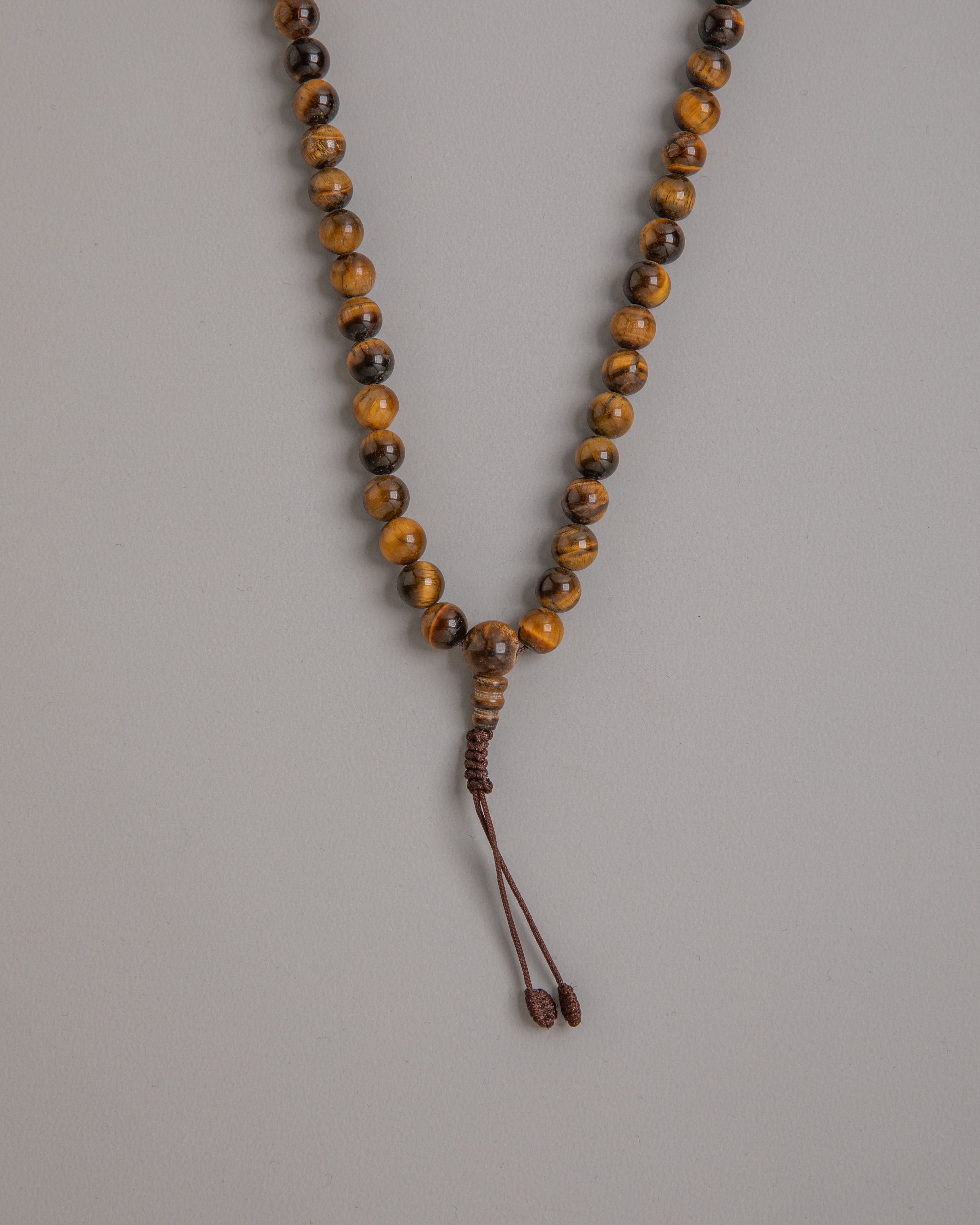 Ceremonial Tiger Eye Mala Beads | Spiritual Meditation Tool