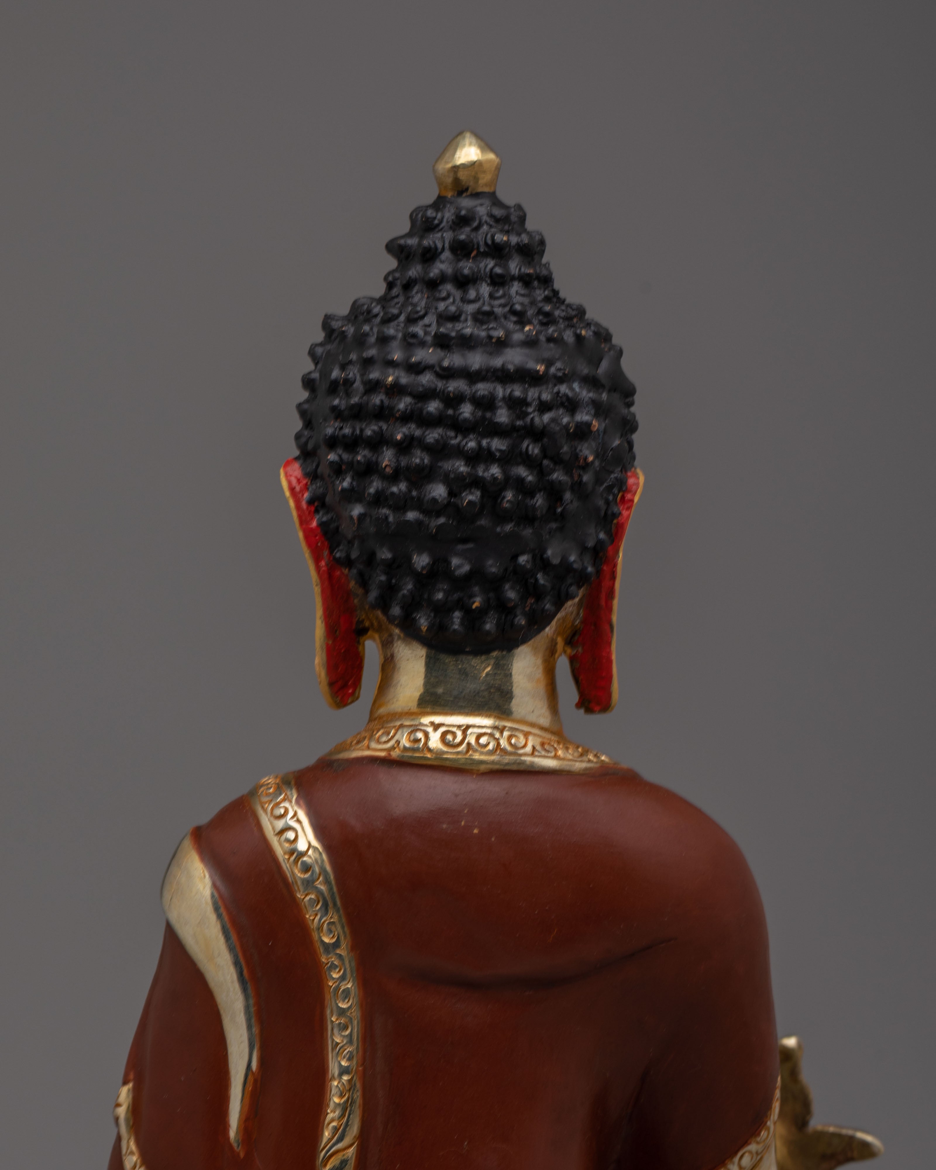 Traditional Tibetan Healing Buddha Statue | Medicine Buddha Sculpture