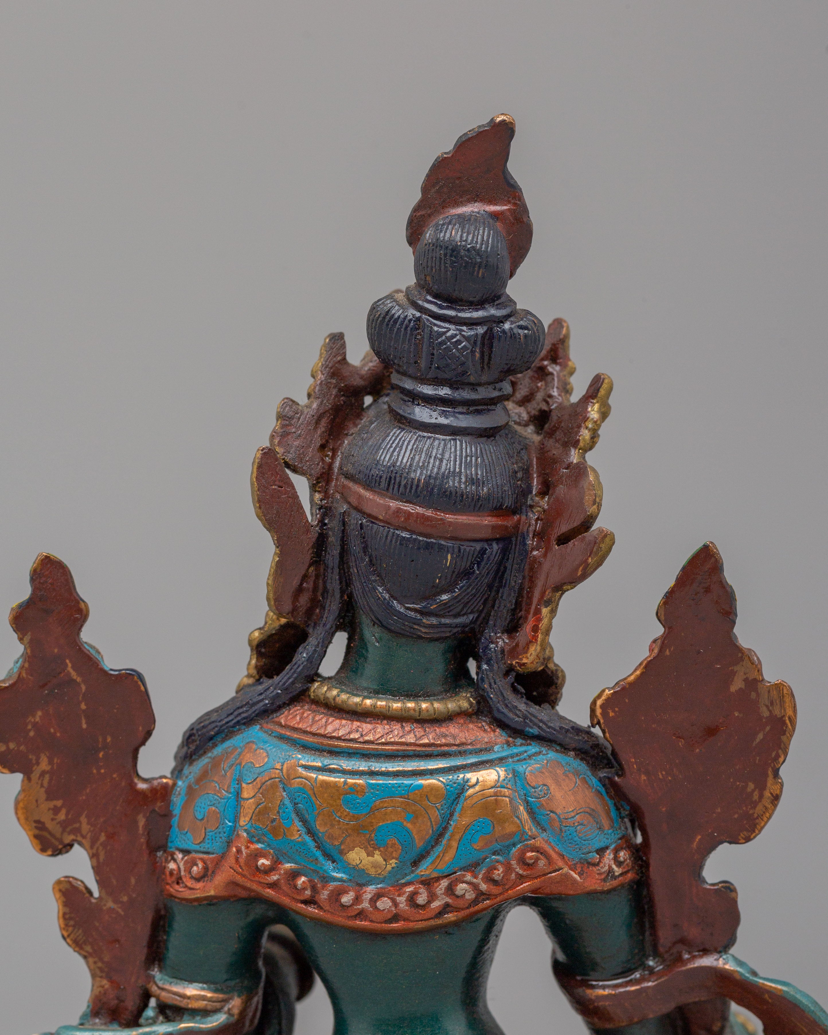 Green Tara Goddess Statue for Altar | Sacred Artwork for Meditation