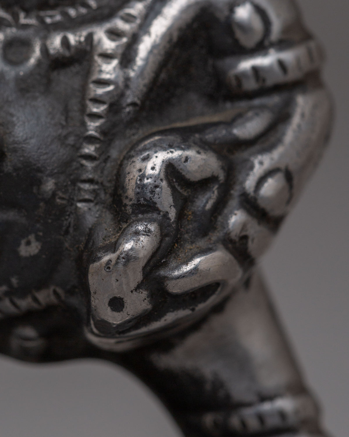 Traditional Black Dzambhala Statue | Tibetan Wealth Deity