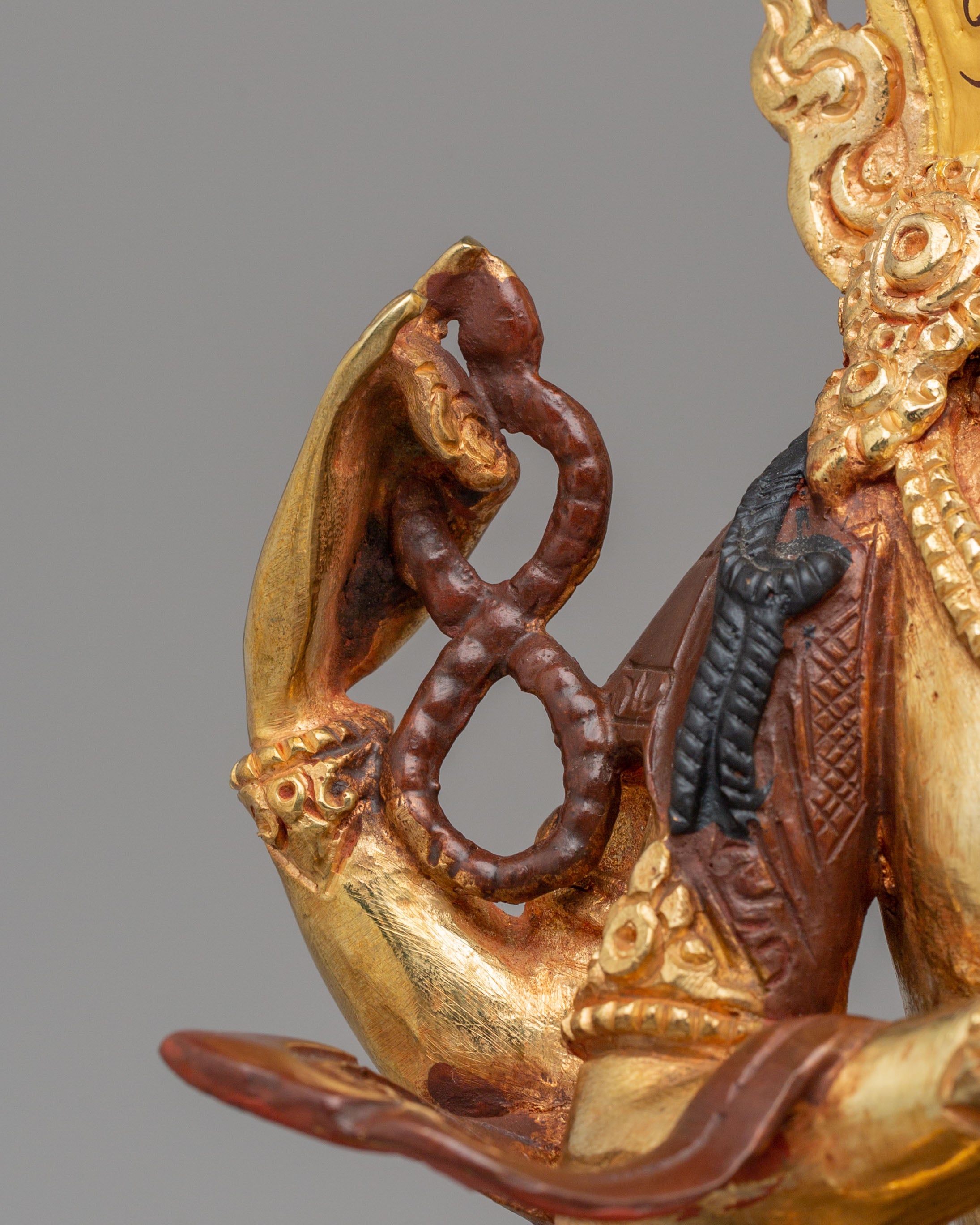 Buddha Dharma Sangha Set Statue | Tibetan Spiritual Art for Meditation and Decor