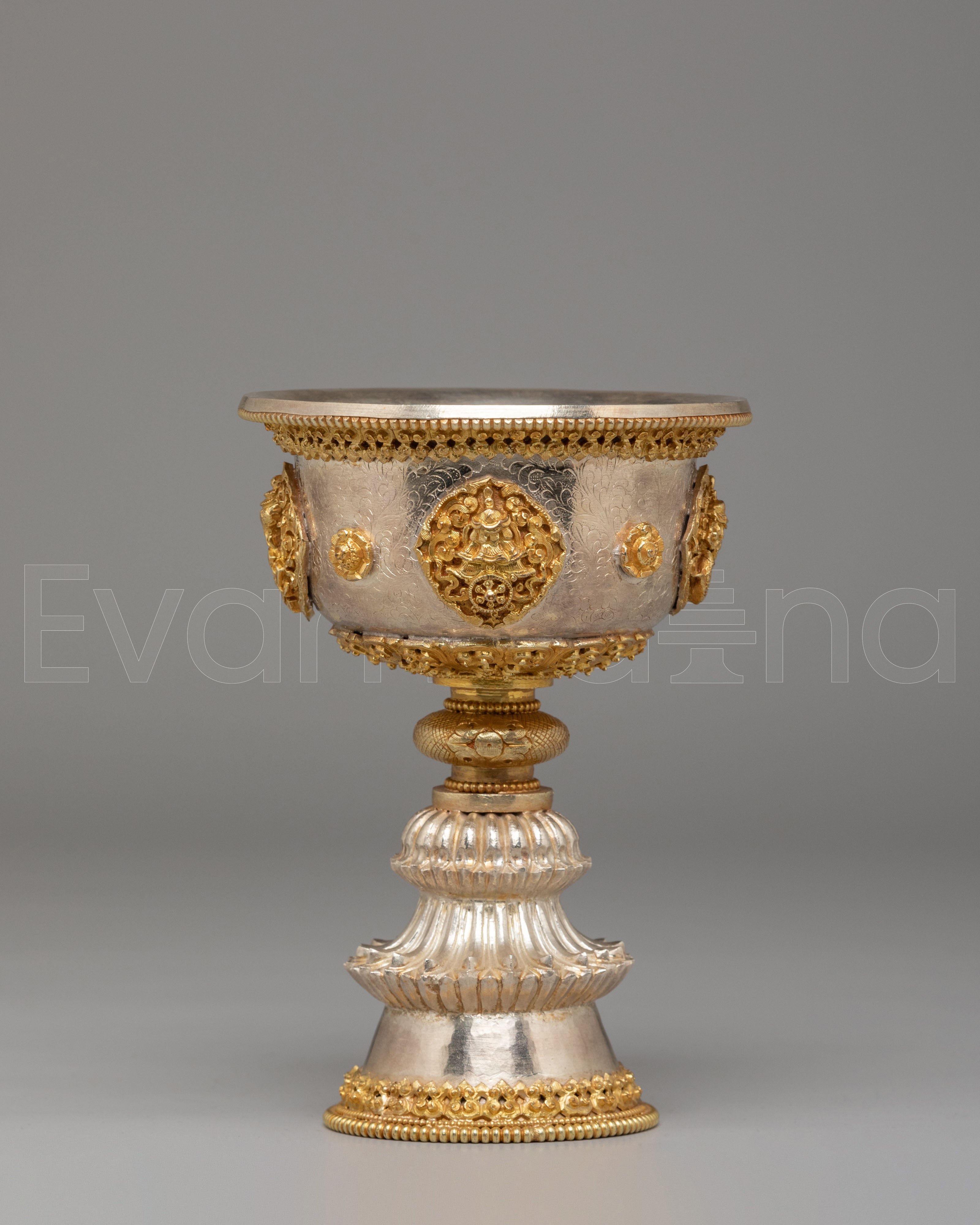 Gold plated Butter Lamp