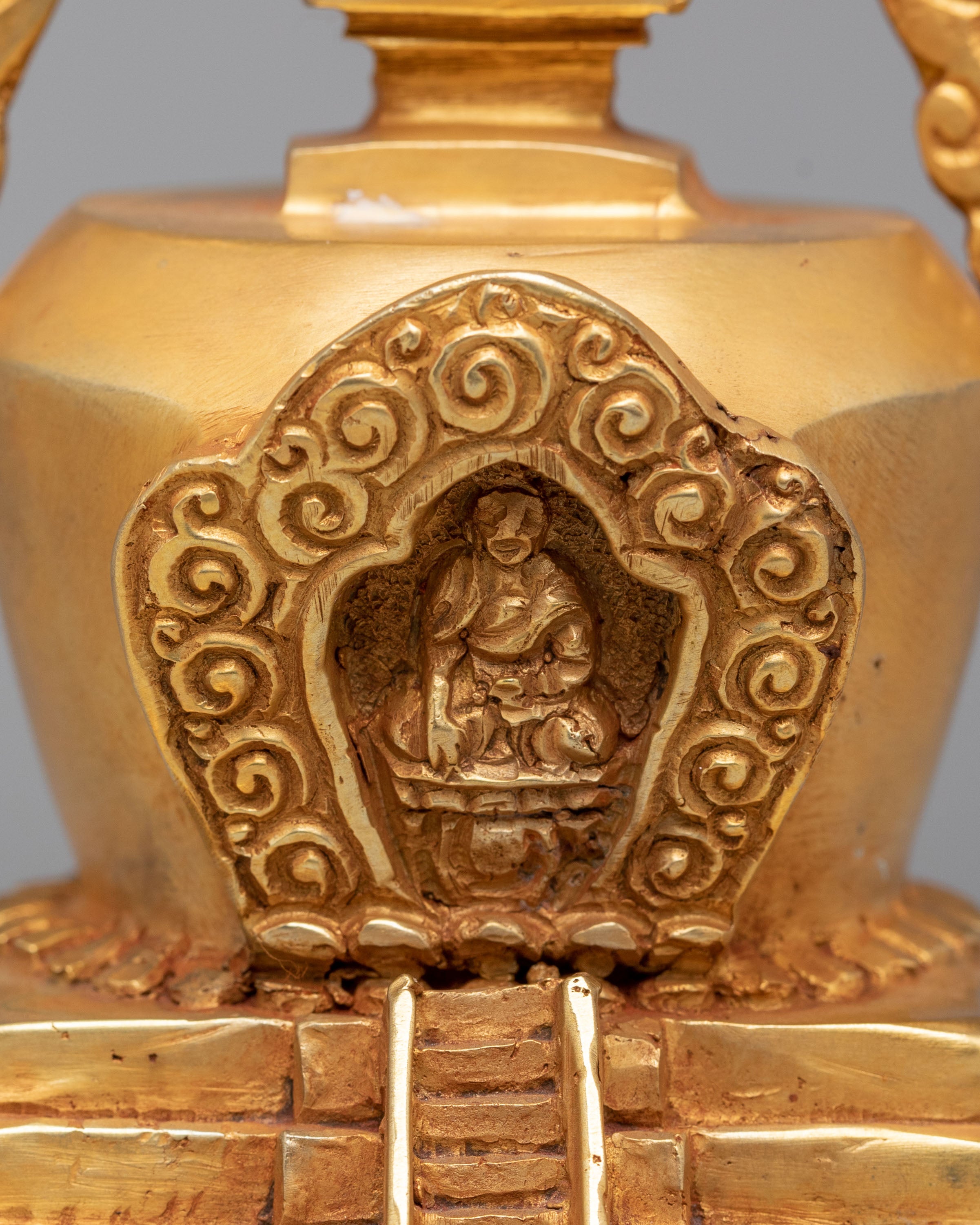 Traditional Handmade Stupa for Rituals | Symbol of Shakyamuni Buddha’s Enlightenment