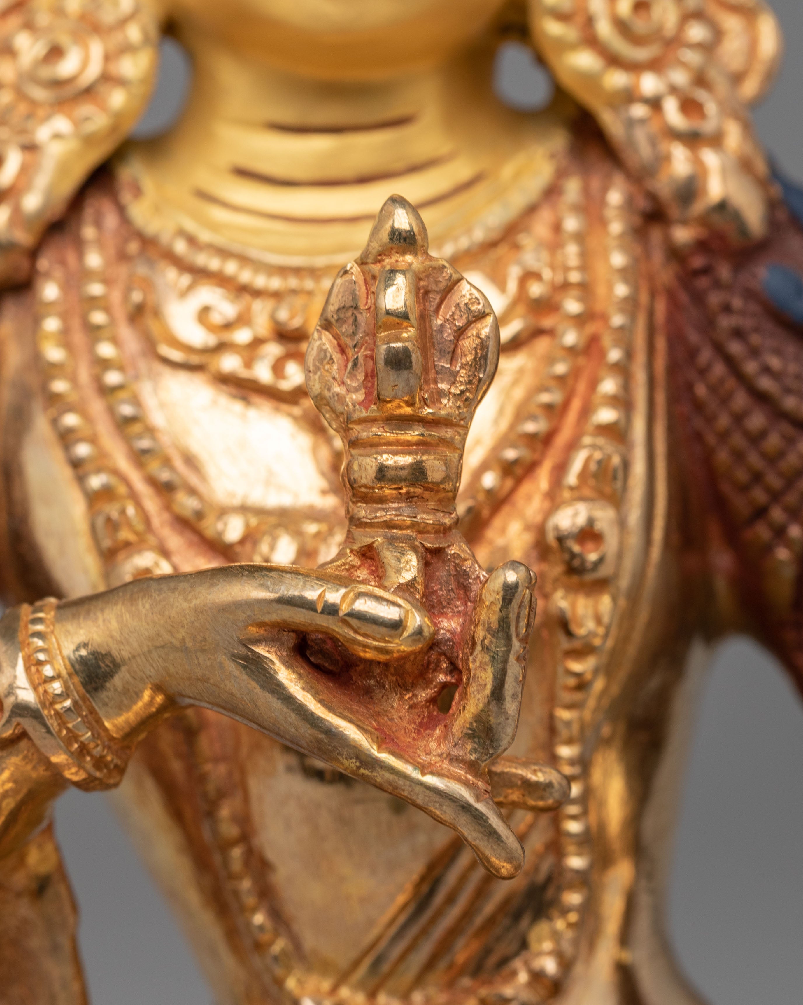 Handcrafted Purification Vajrasattva Statue | Tibetan Buddha Figurine for Meditation
