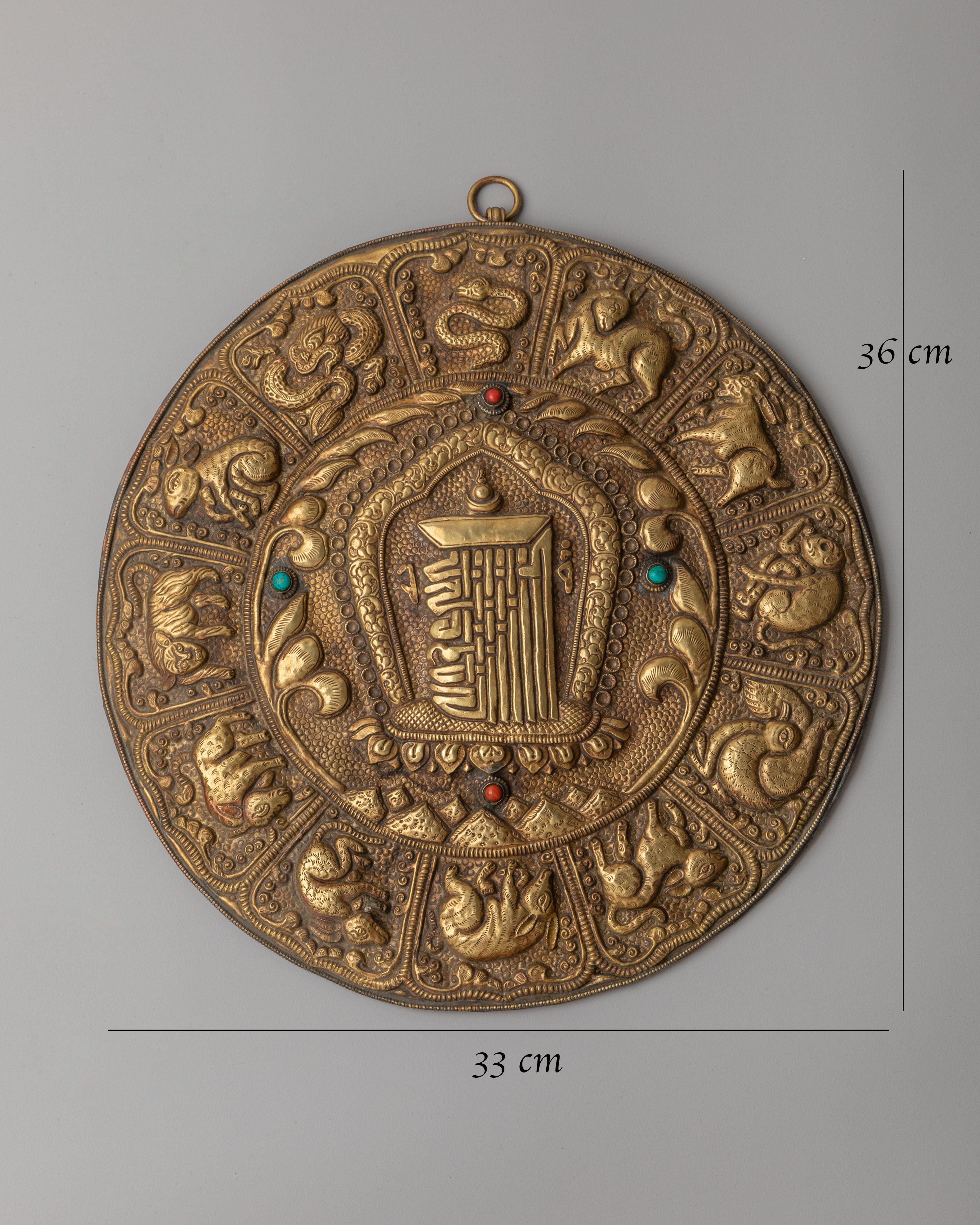 Spiritual Kalachakra Wall Hanging | Symbolic Artwork for Meditation