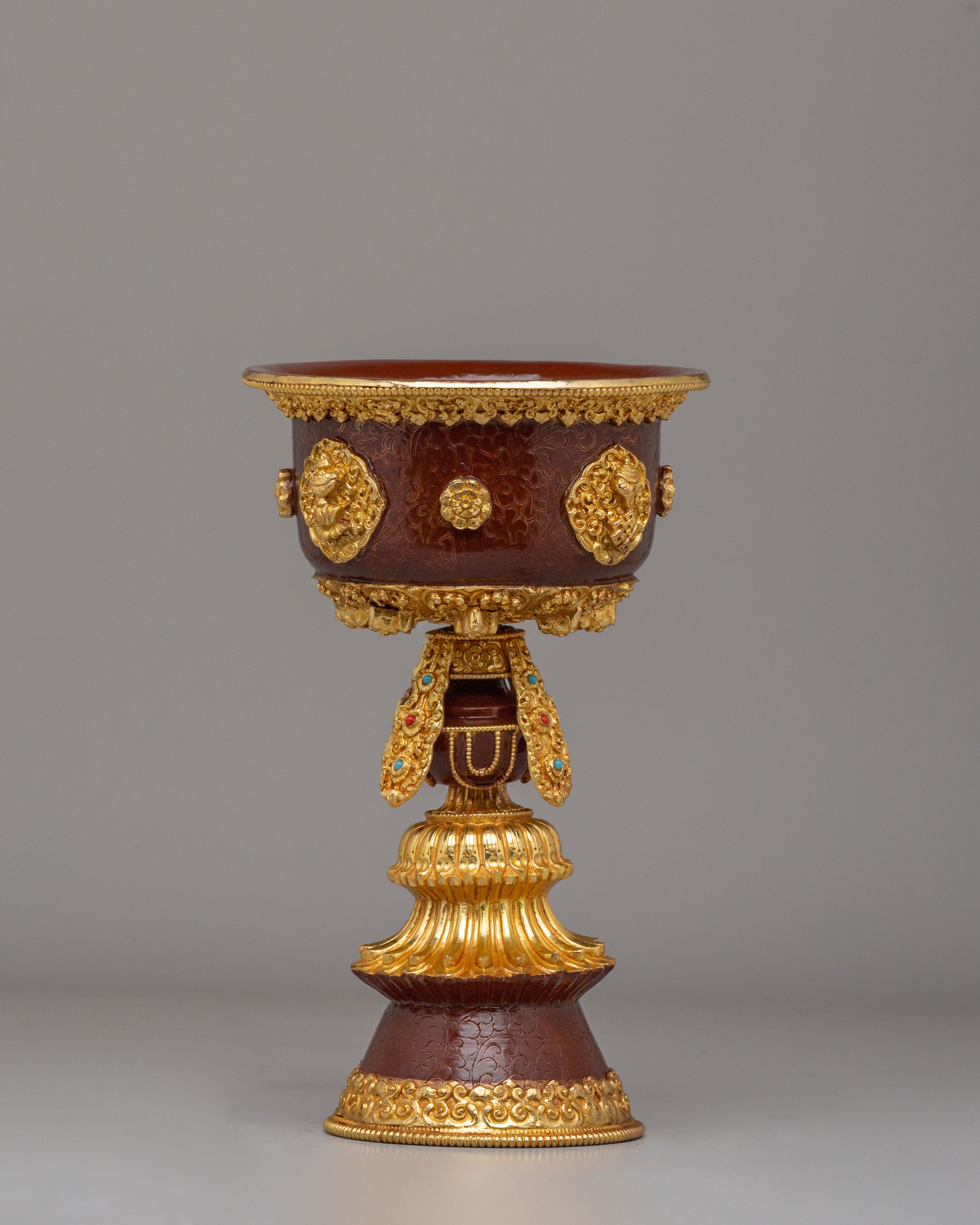Himalayan Butter Lamp for Ritual | Tibetan Buddhist Light Offering