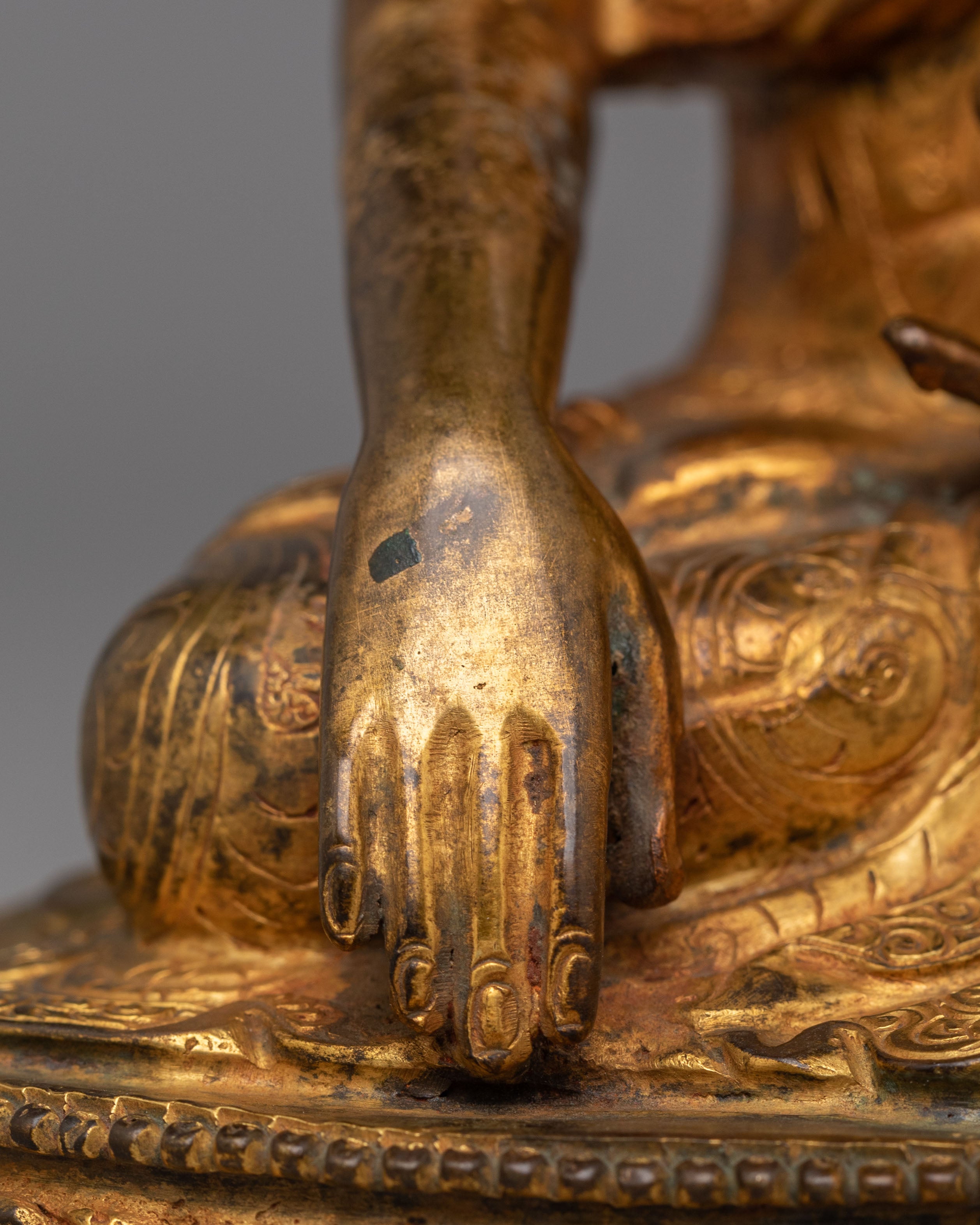 Spiritual Shakyamuni Buddha Enlightened Sculpture | Dharma Statue