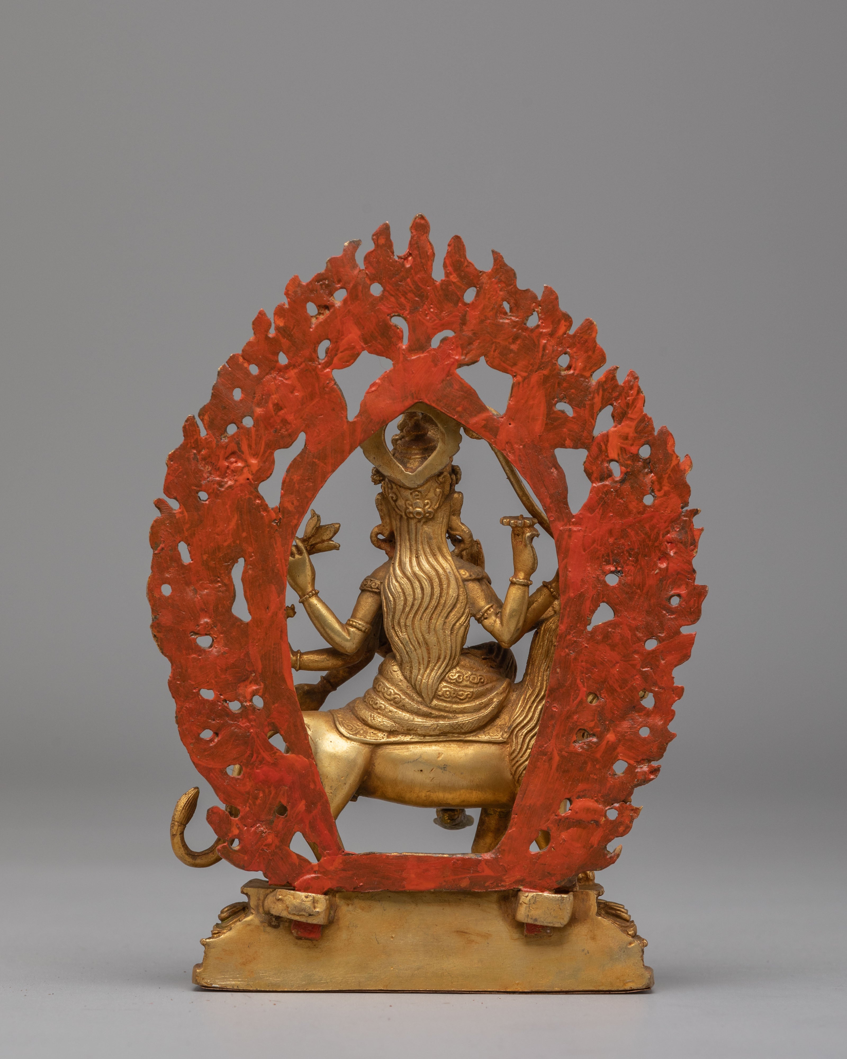 Durga Protector Goddess Statue | Durga on Lion Mount