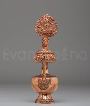Handmade Traditional Bhumba | Tibetan Copper Ritual Art