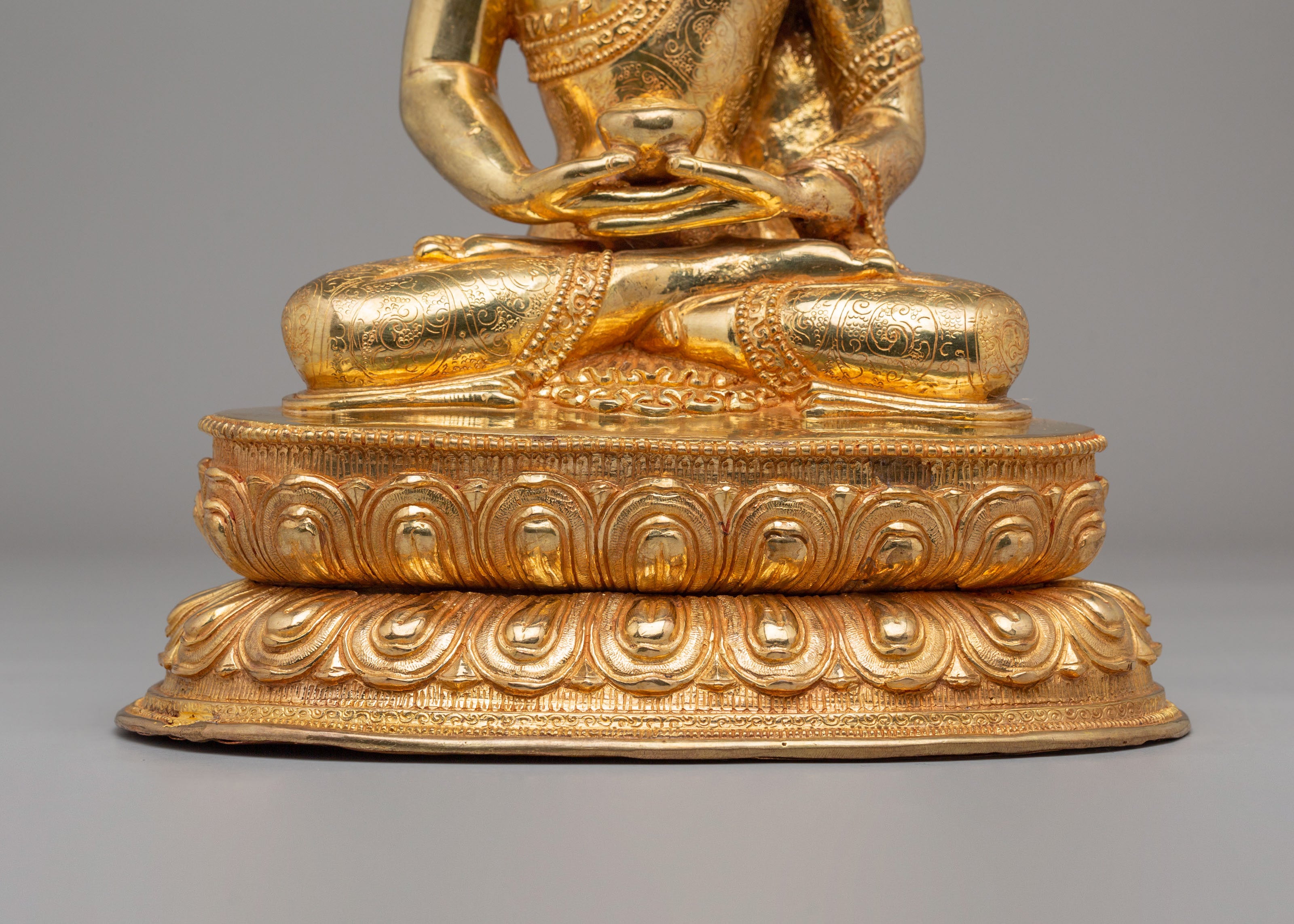 Vajrayana Amitabha Buddha Altar Statue | Tibetan Buddhist Art