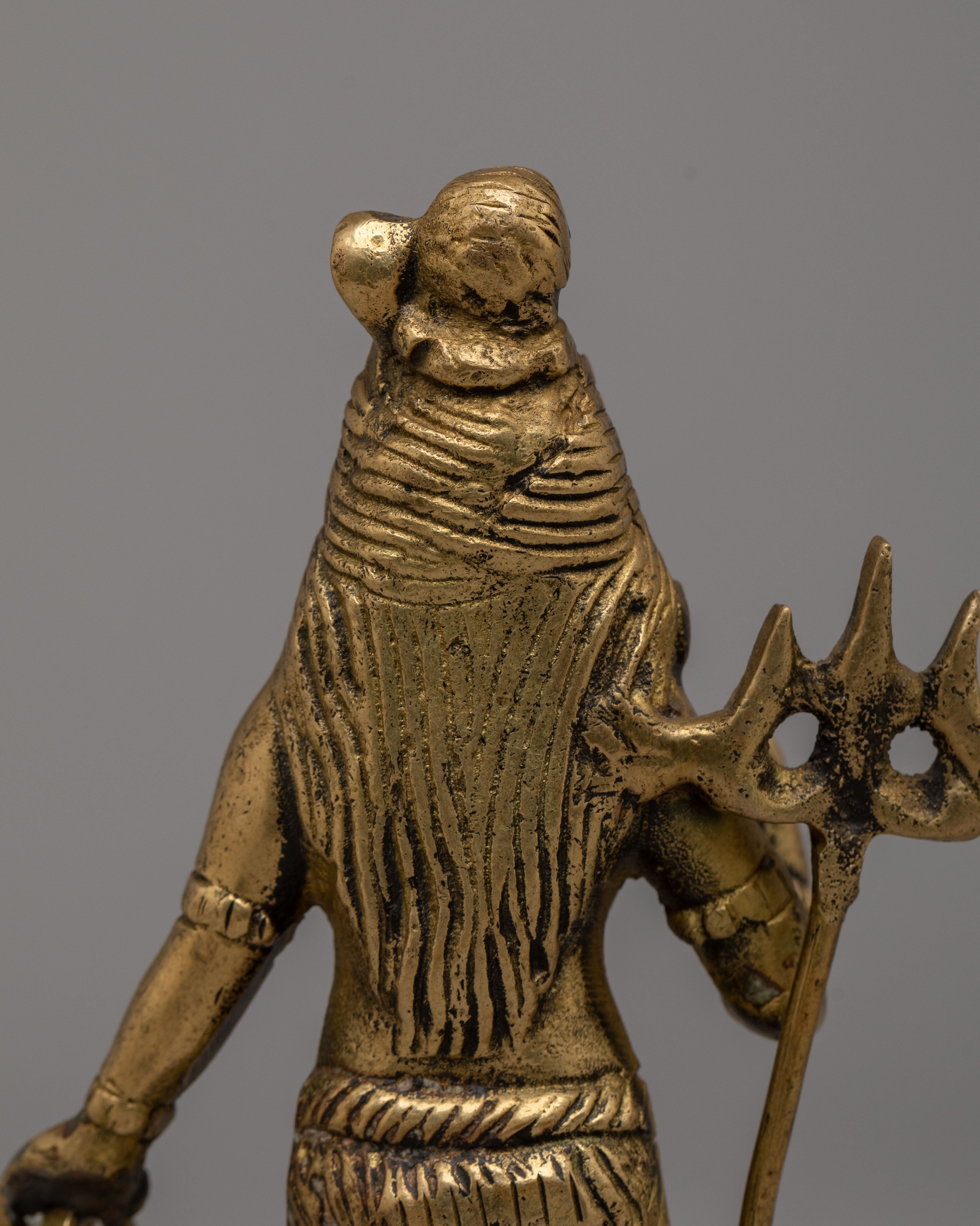 Sacred Shiva Statue | Handcrafted Brass Hindu Deity Sculpture