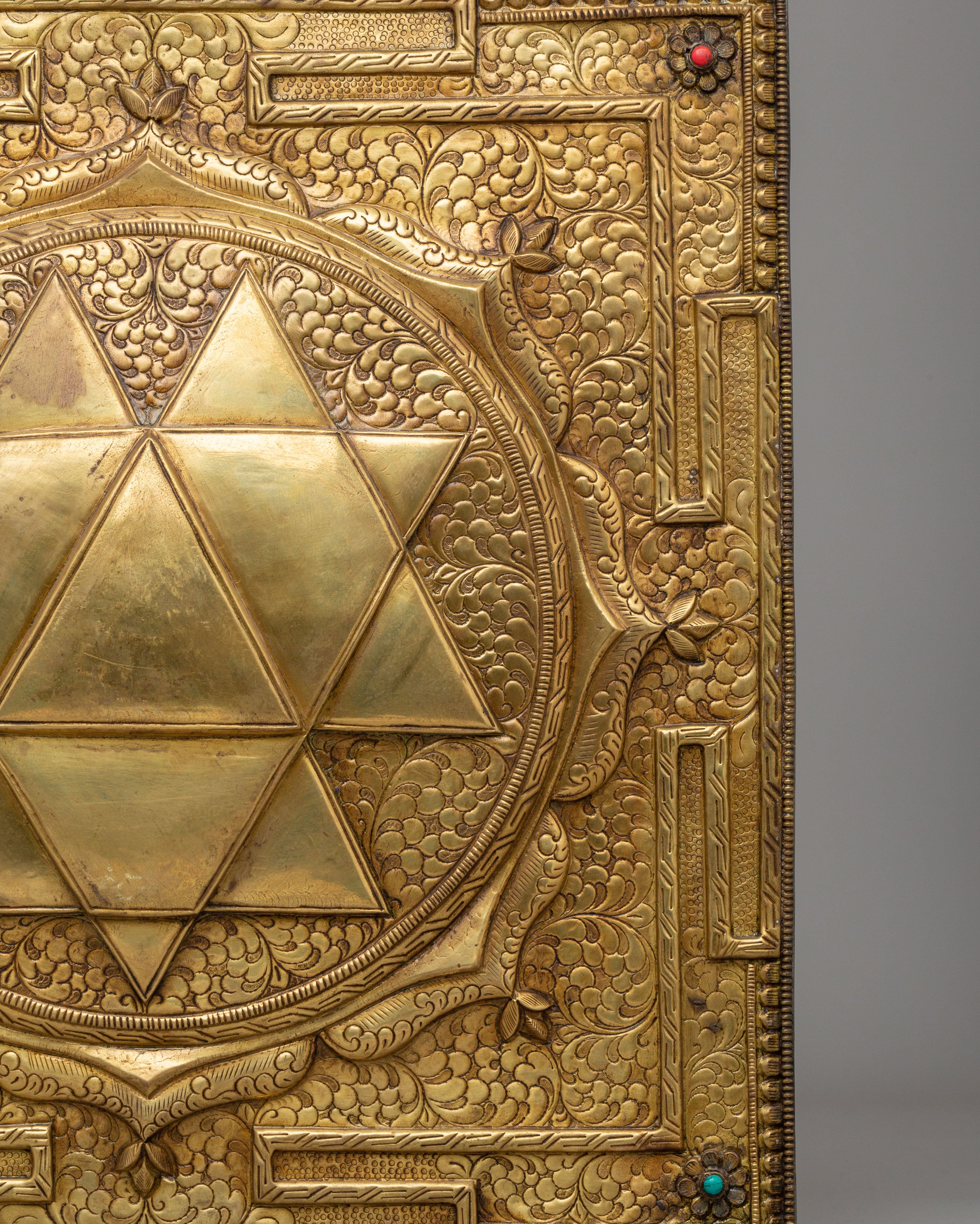 Traditional Sri Yantra Wall Hanging | Spiritual Protection Decor