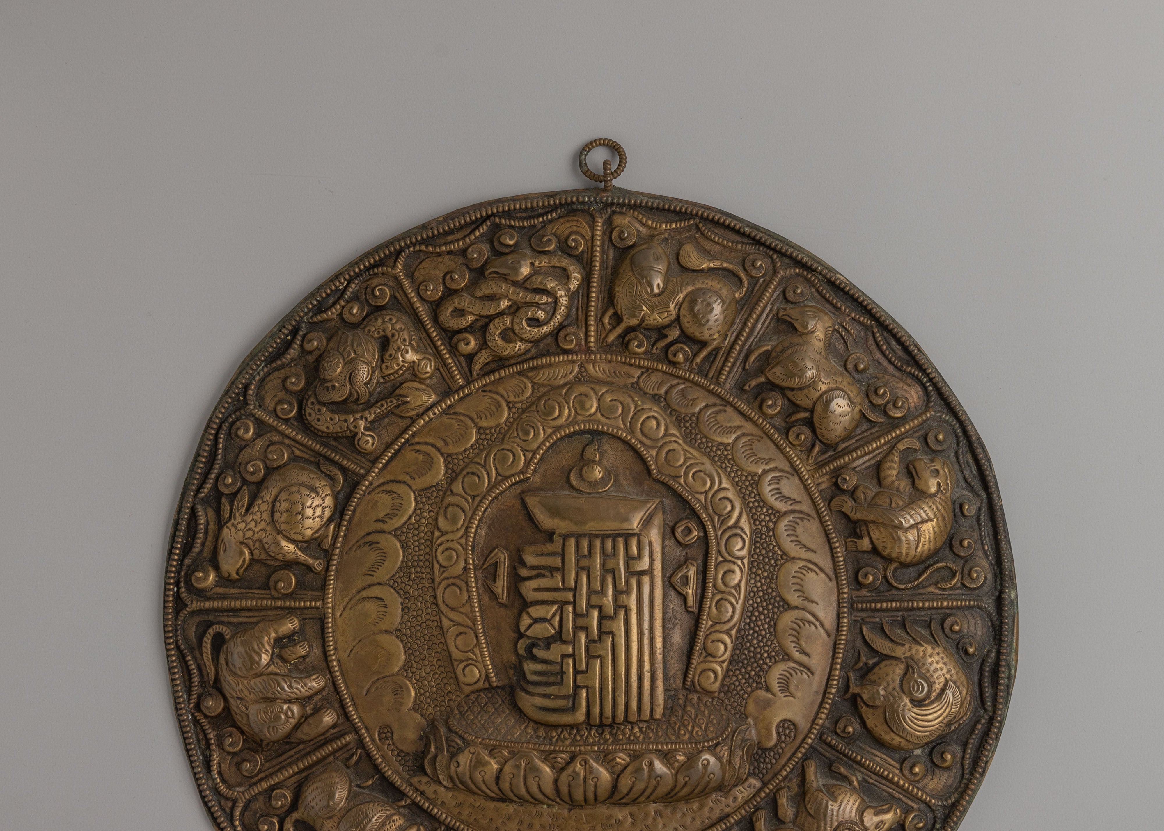 Sacred Kalachakra Wall Hanging | Tibetan Buddhist Art