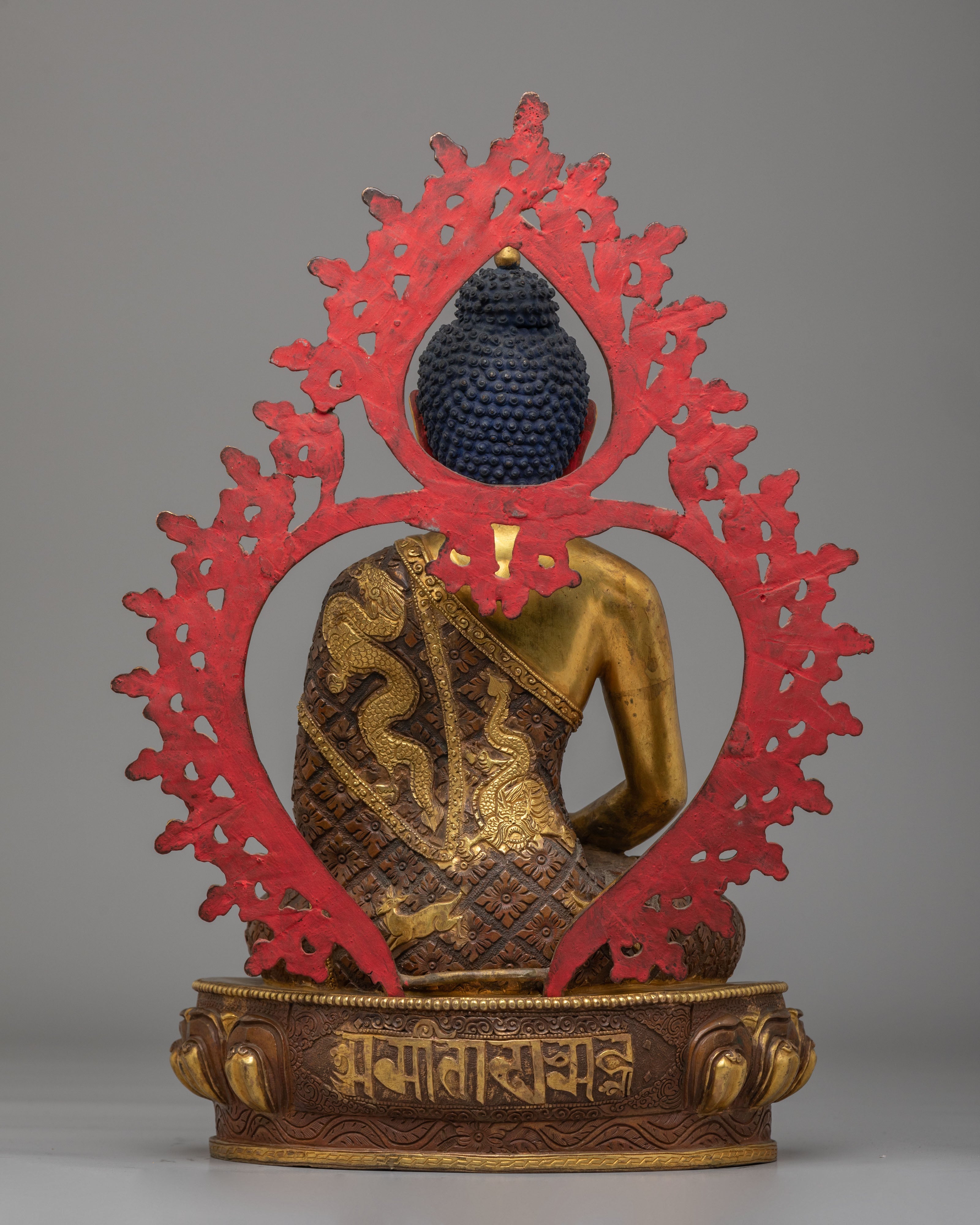Handcrafted Amitabha Buddha Sculpture | Tibetan Deity Artwork