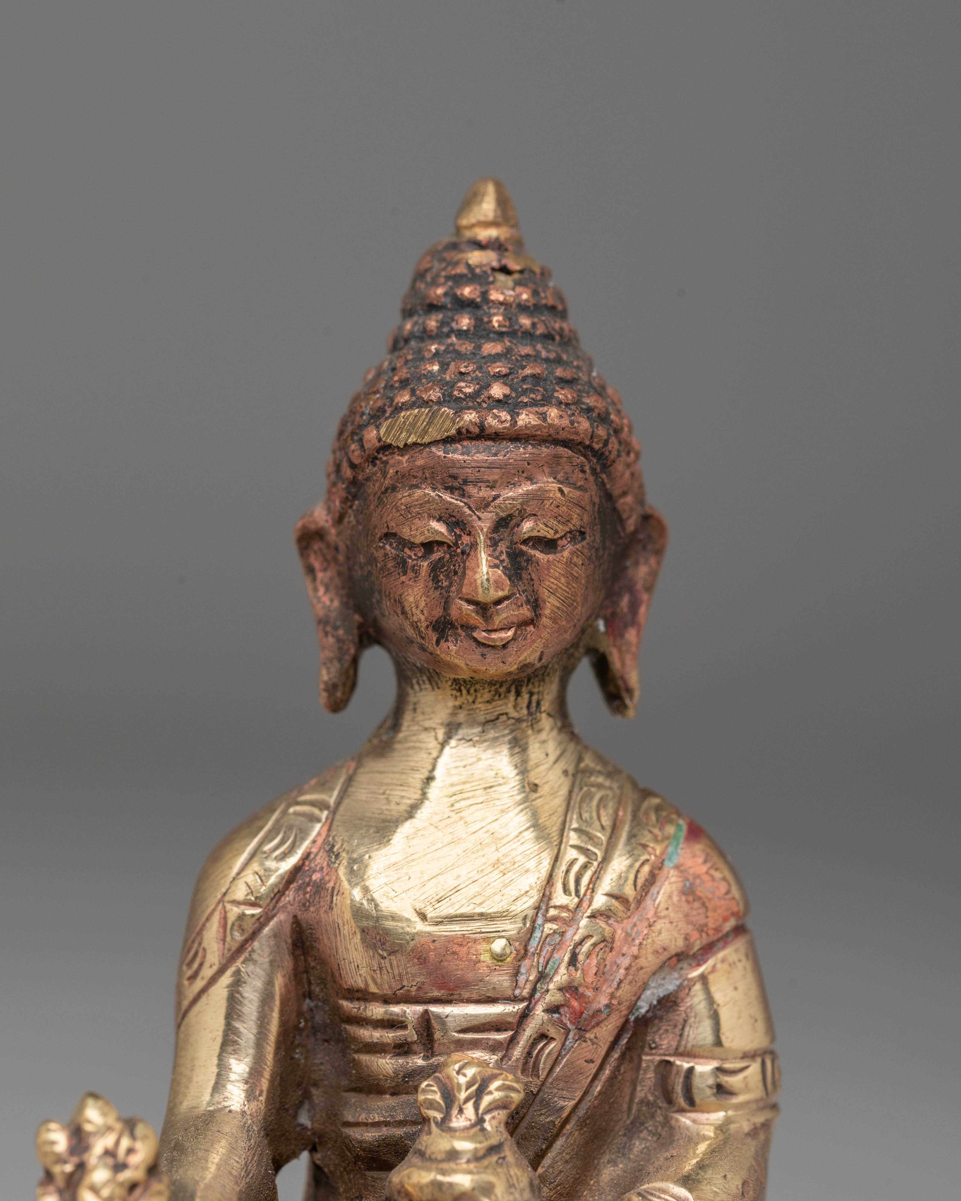 Handmade Buddhist Medicine Buddha Statue | Symbol of Healing