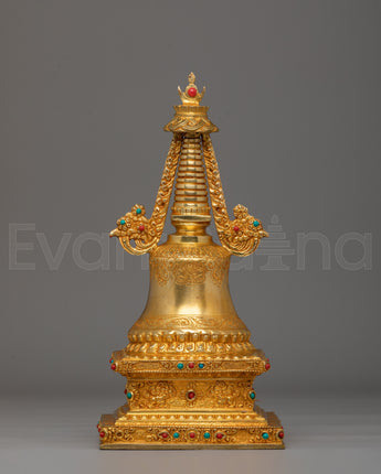 Handmade Parinirvana Stupa