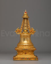 Handmade Parinirvana Stupa