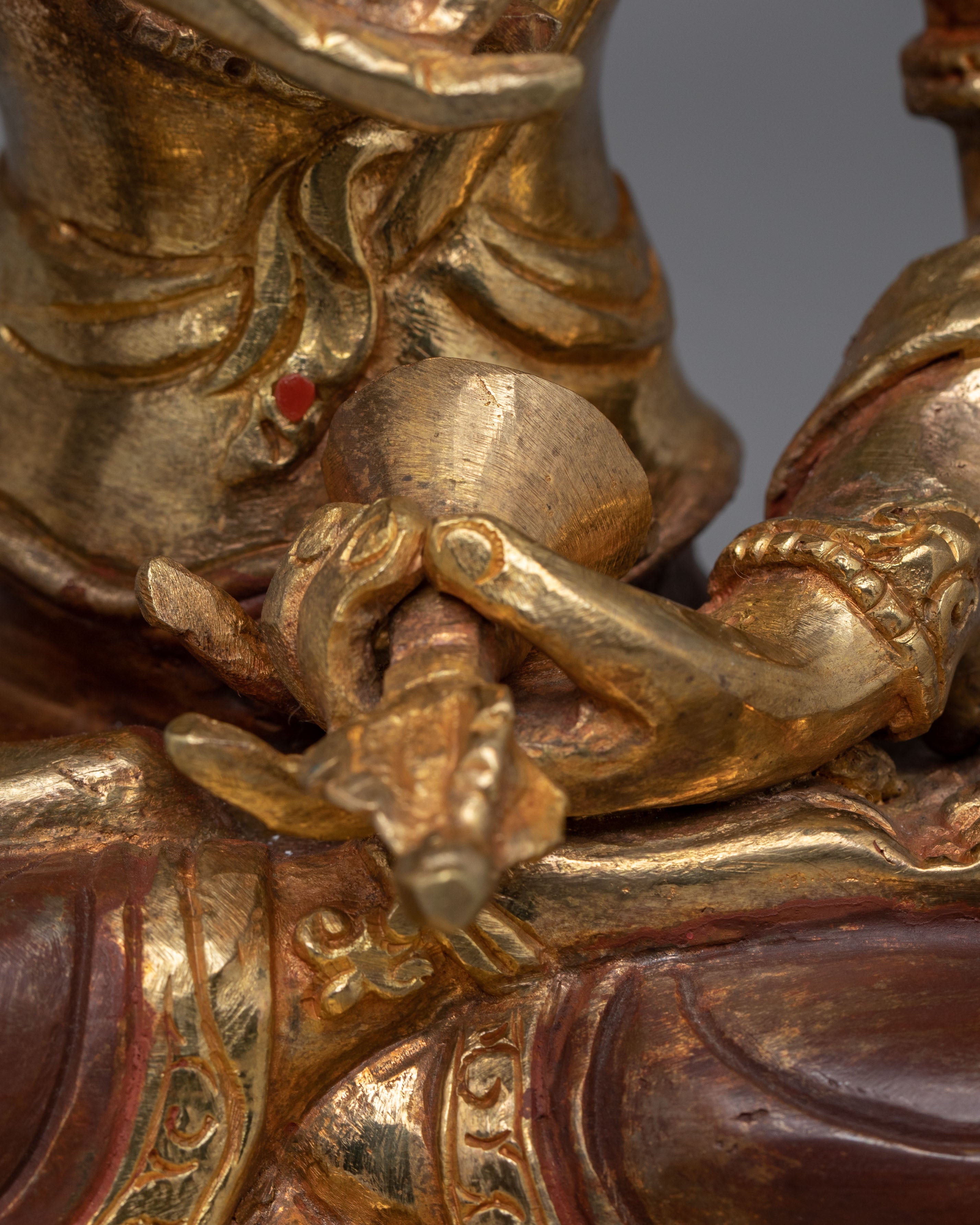 Sacred Vajrasattva Buddha Purification Statue | Tibetan Buddhist Artwork