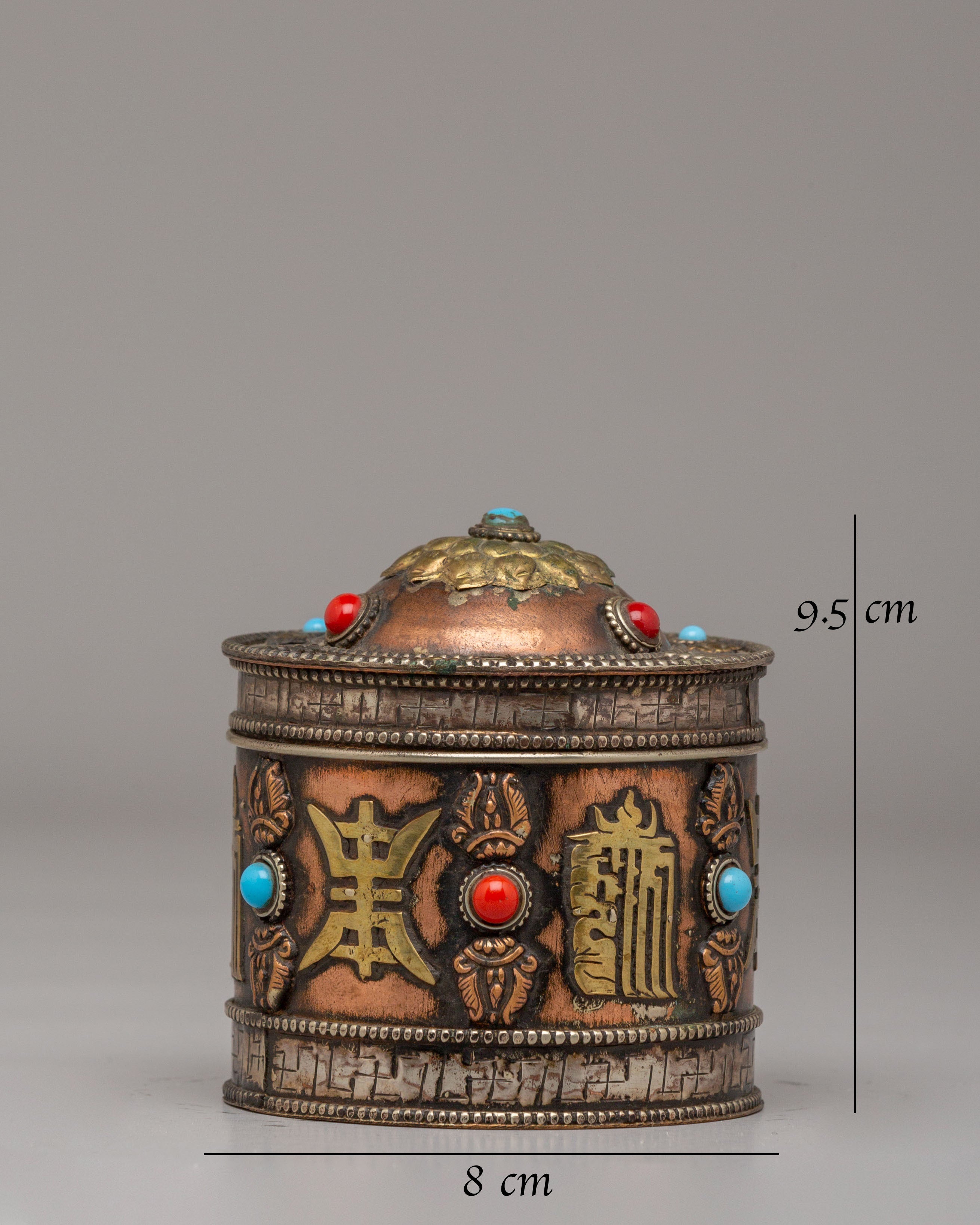 Mantra Engraved Ritual Box | A Sacred Container for Spiritual Offerings
