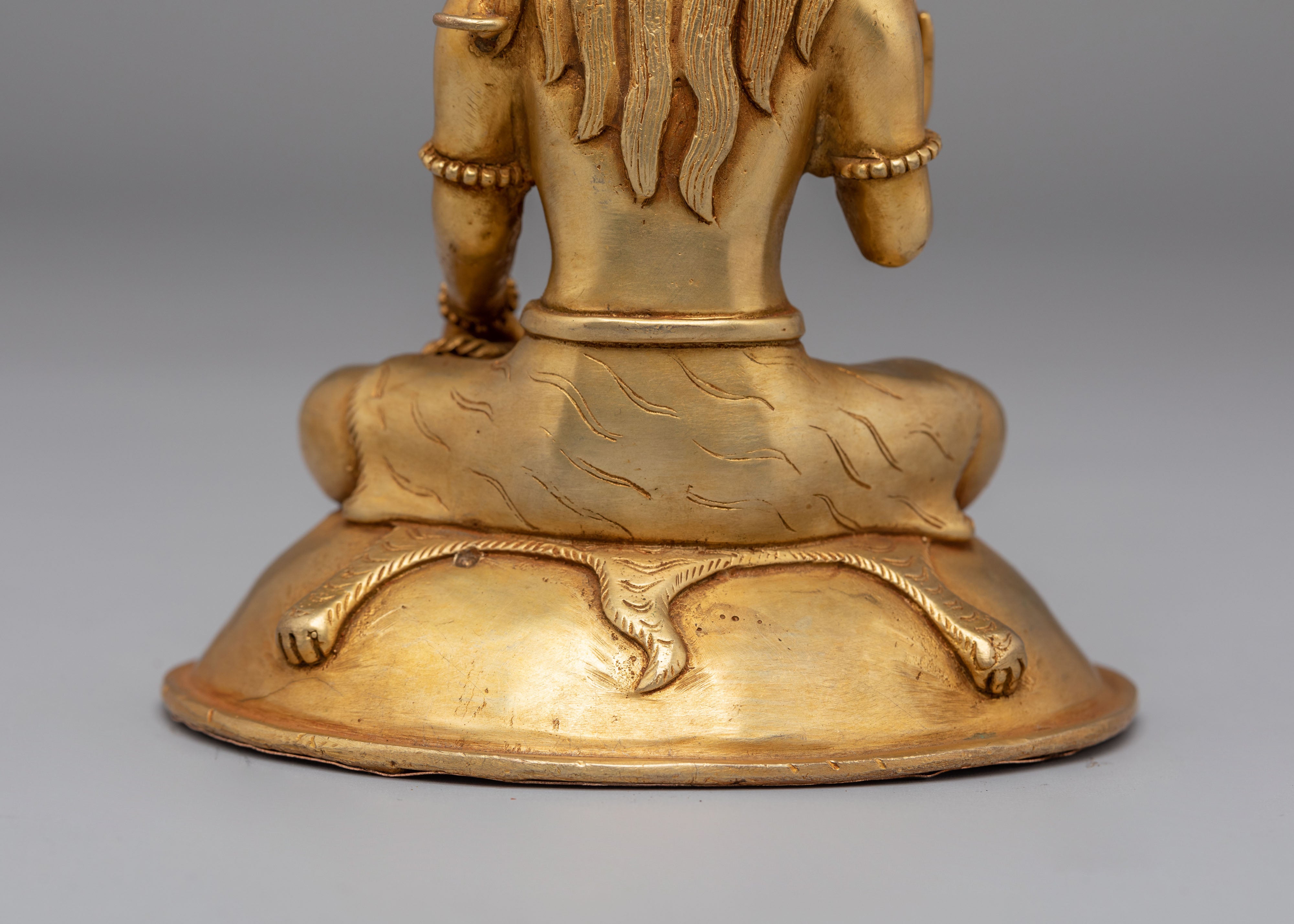Protector Deity Shiva Statue | Copper Hindu Mahadev Sculpture