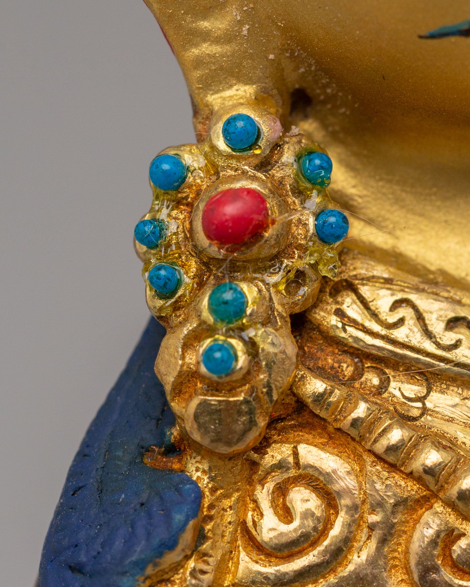 Sacred Padmasambhava Statue | Traditional Artwork