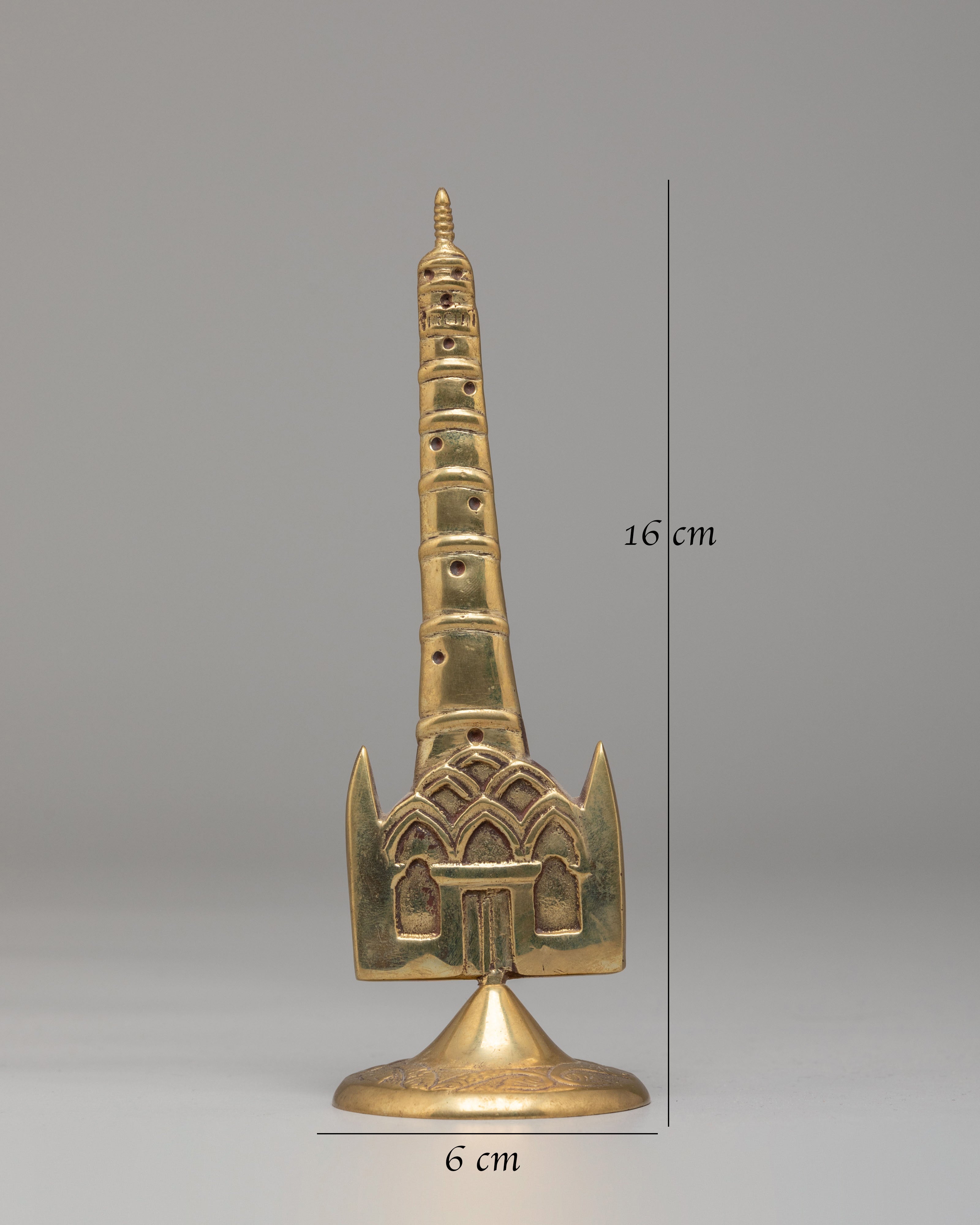 Handcrafted Dharara Sculpture | Himalayan Cultural Decor