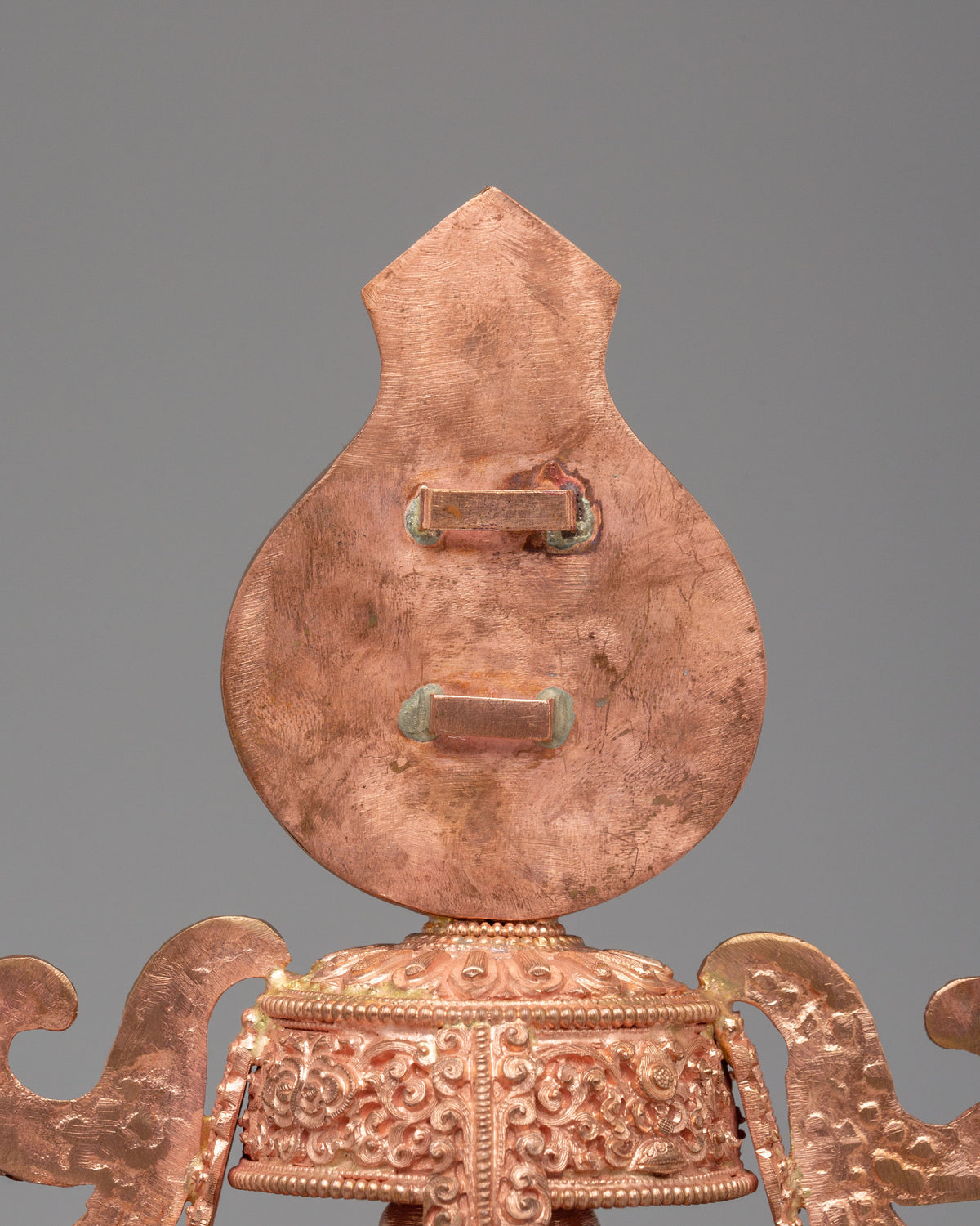 Handmade Long Life Vase | Copper Body Vase for Sacred Decor