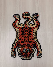 Tibetan Wool Tiger Rug