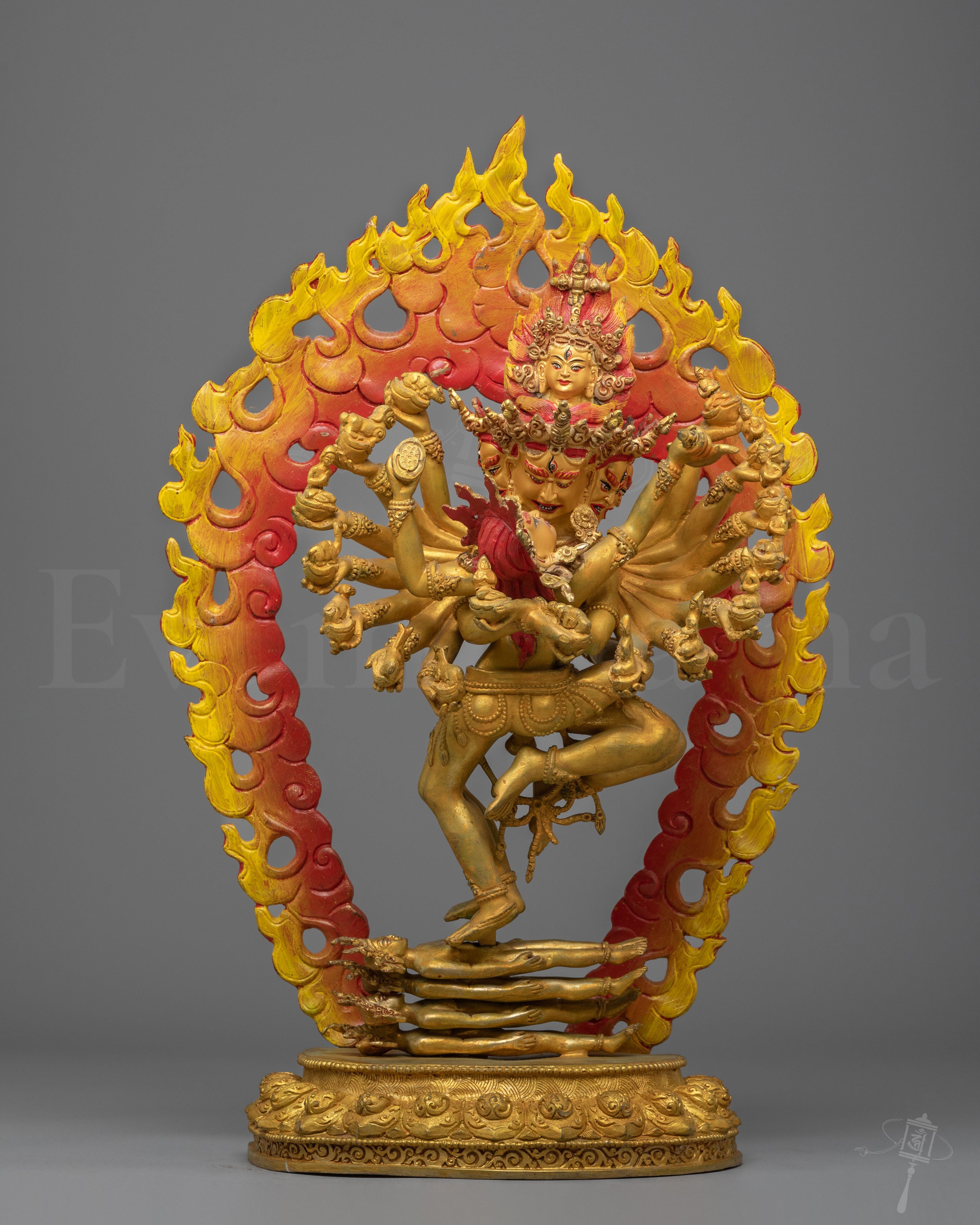 Hevajra With Consort Statue