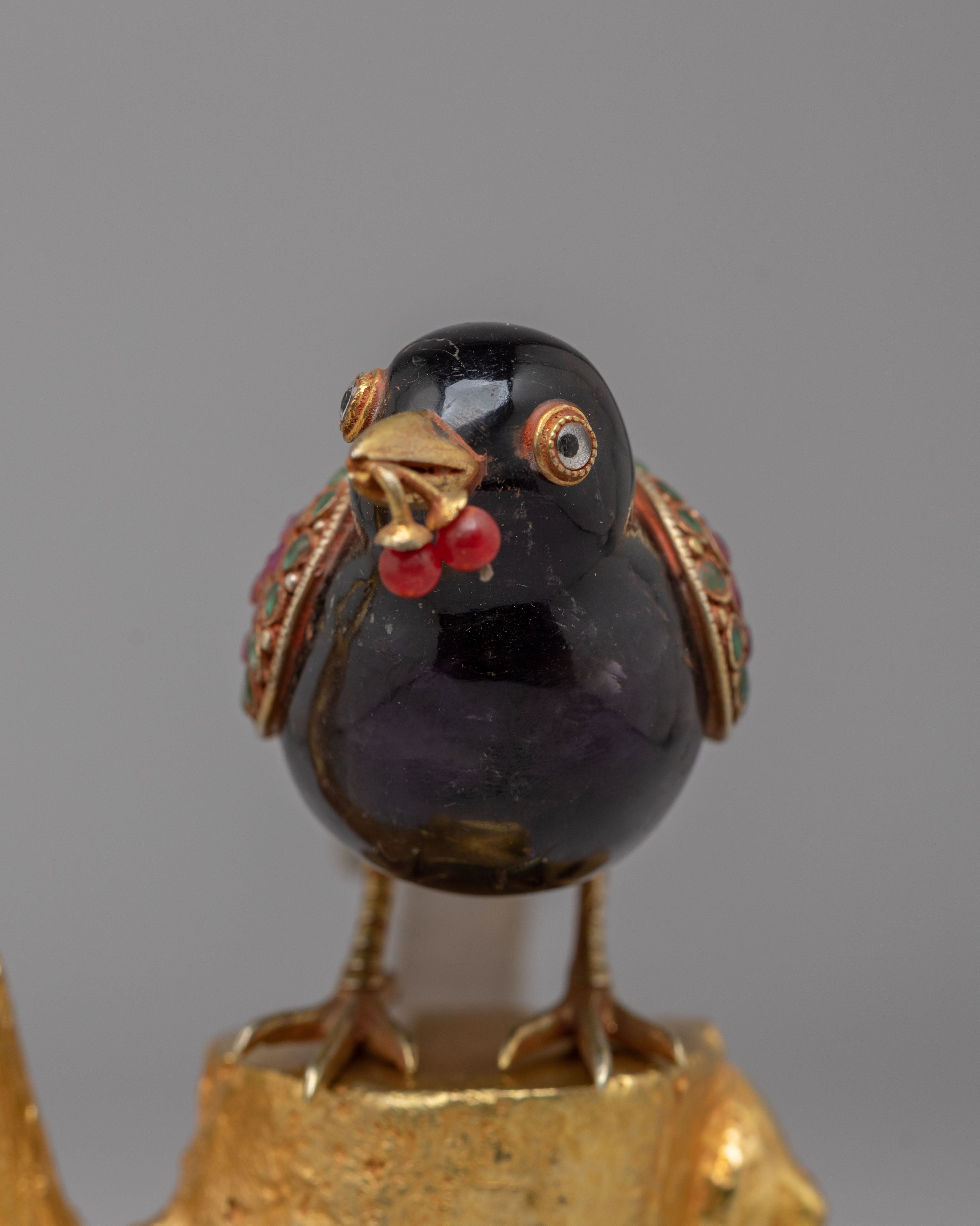 Handmade Golden Bird Statue | Perfect for Spiritual Decor