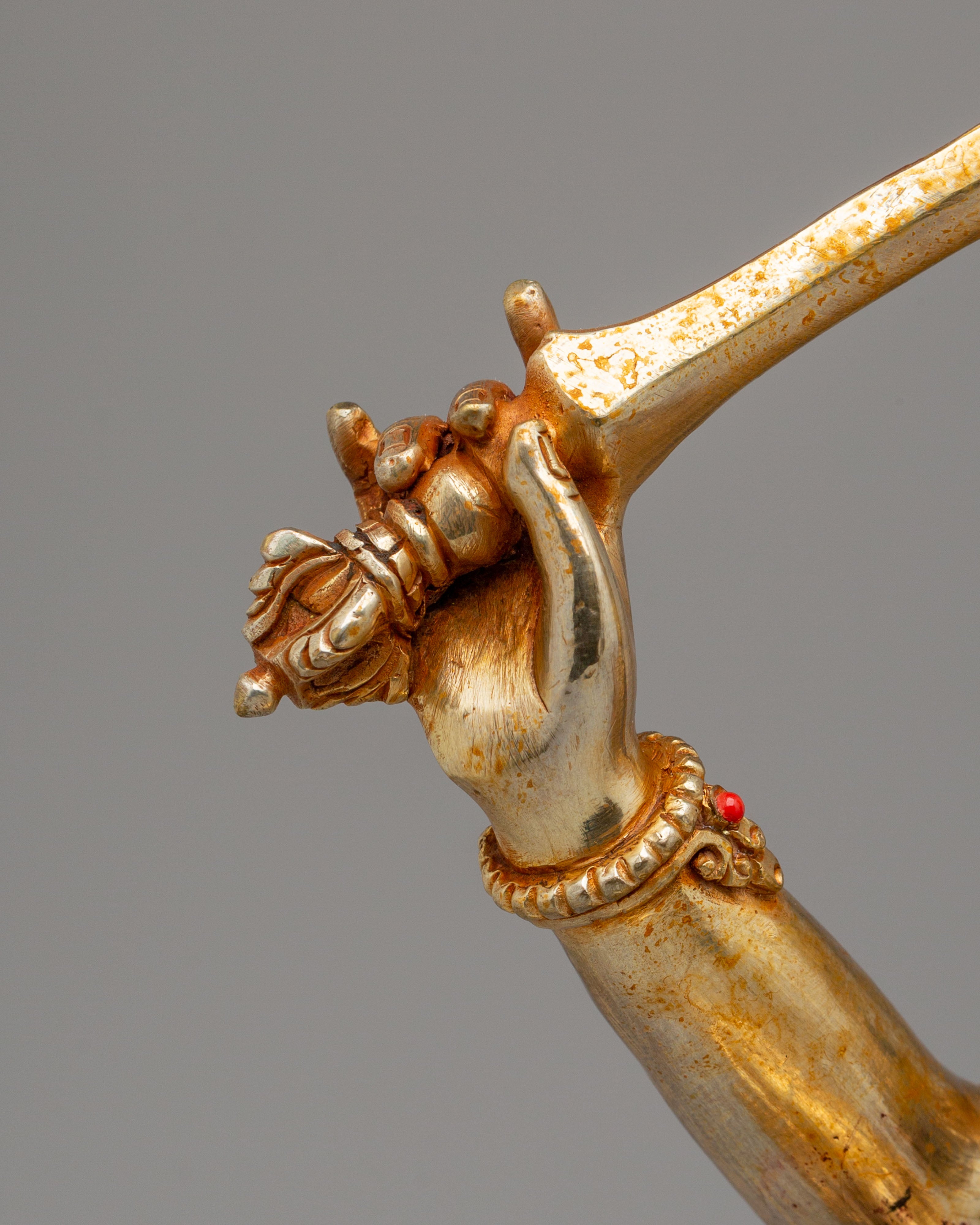 Manjushri Statue with Wisdom Sword | Tibetan Bodhisattva of Wisdom