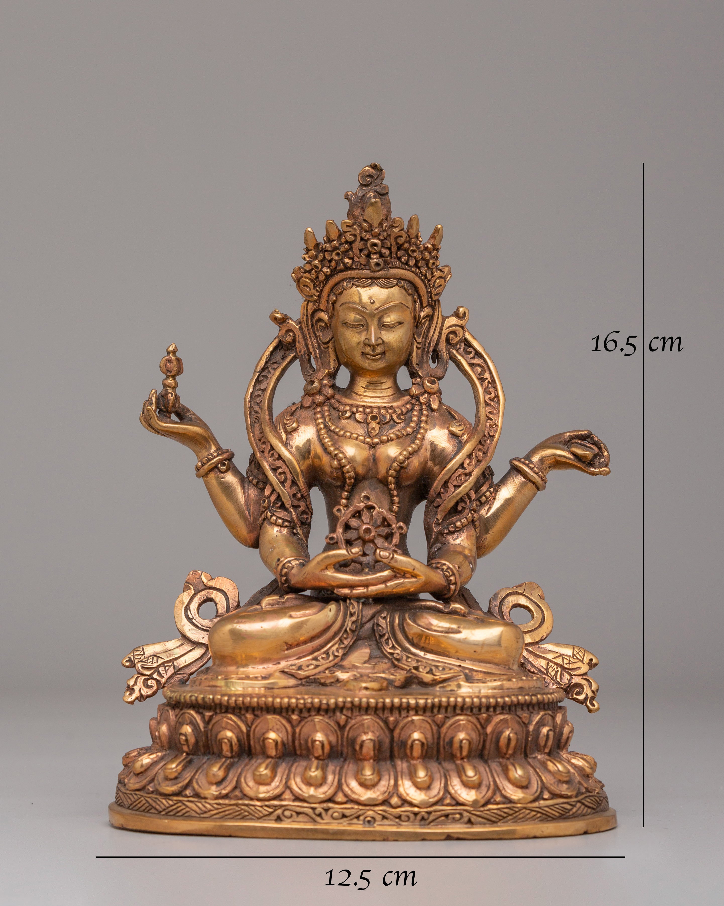 Sacred Buddhist Prajnaparamita Deity Statue | Bodhisattva of Wisdom