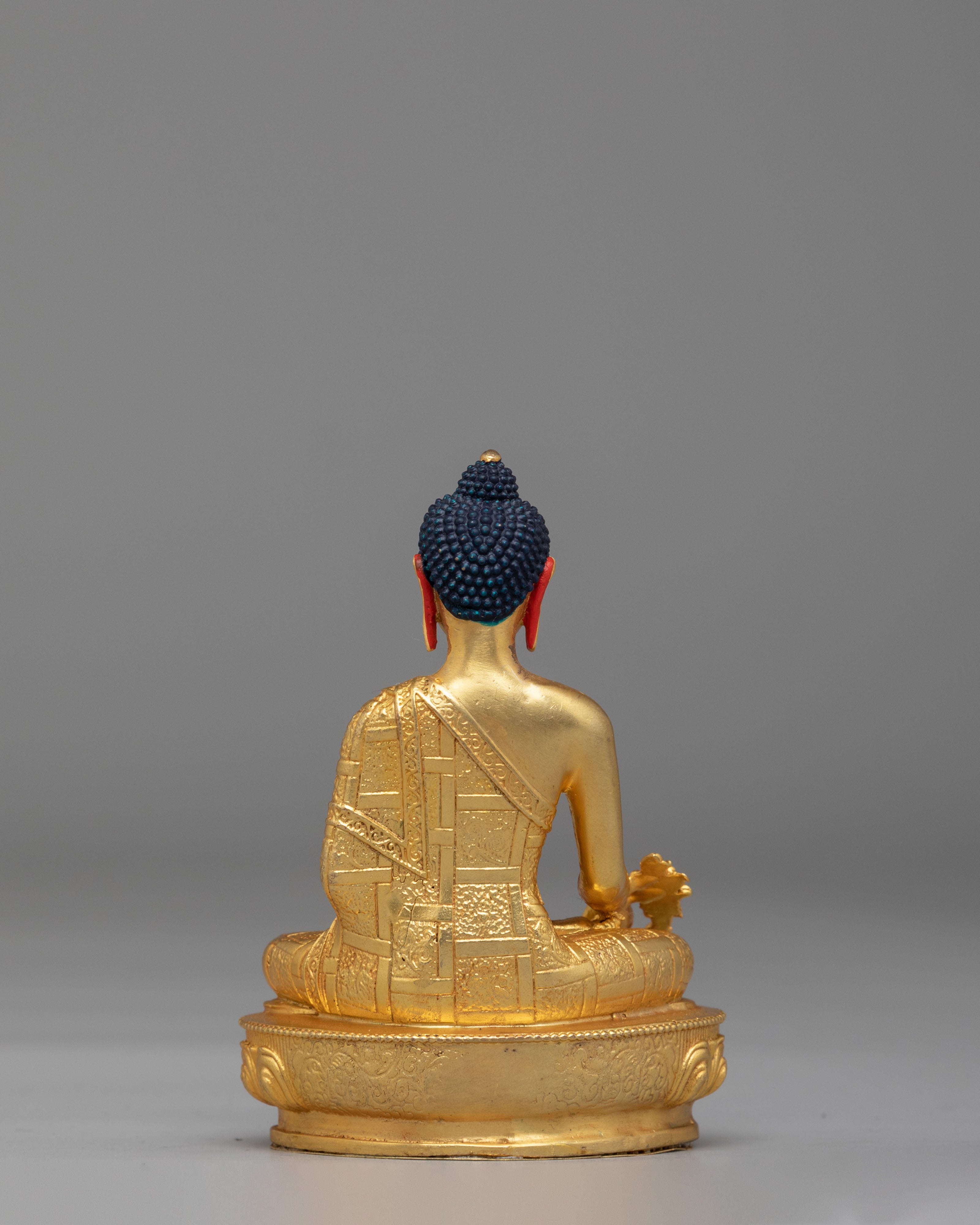 Sacred Medicine Buddha Deity Statue | Sangye Menla Altar Statue