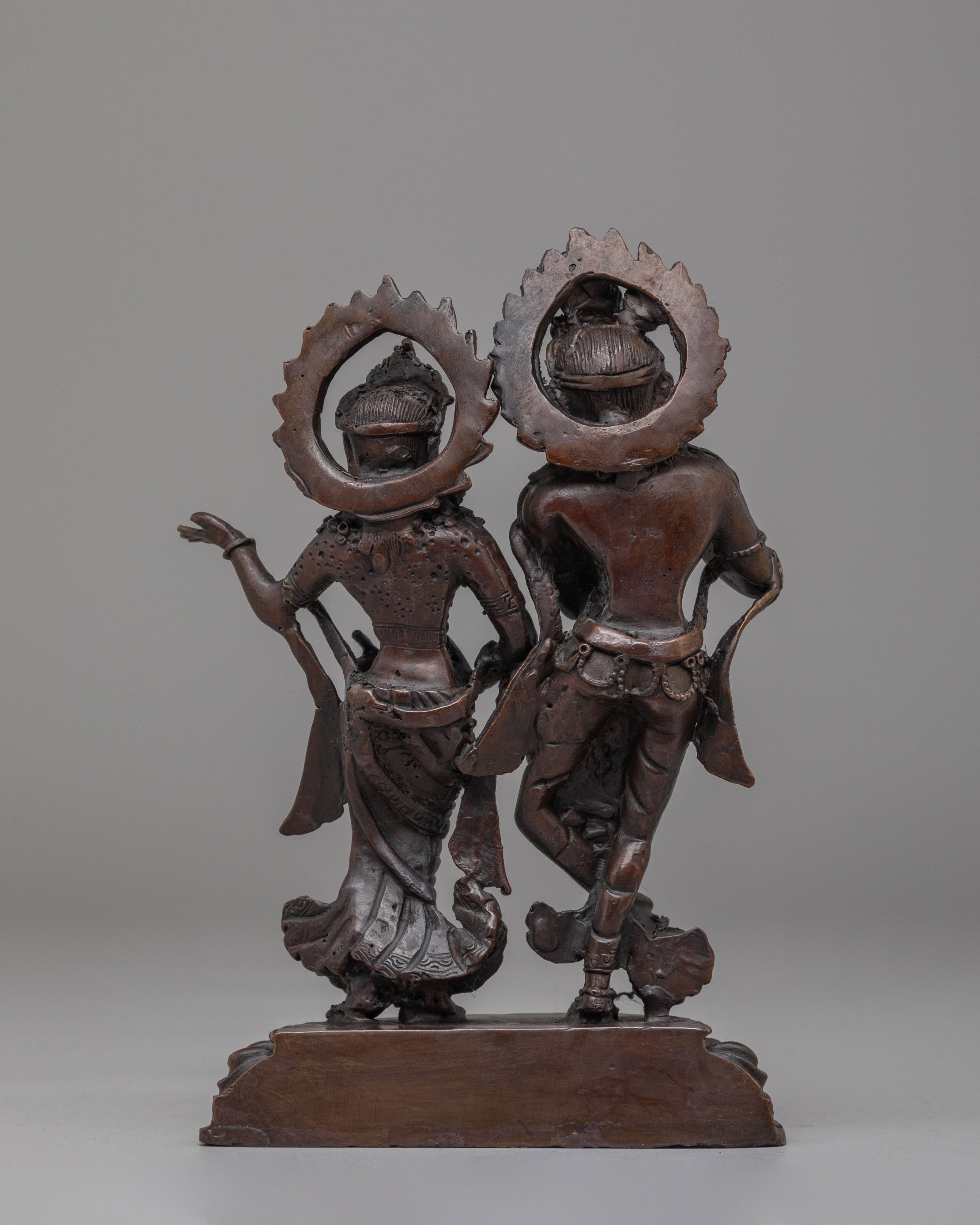 Sacred Radha Krishna Sculpture | Sacred Hindu Deity Art