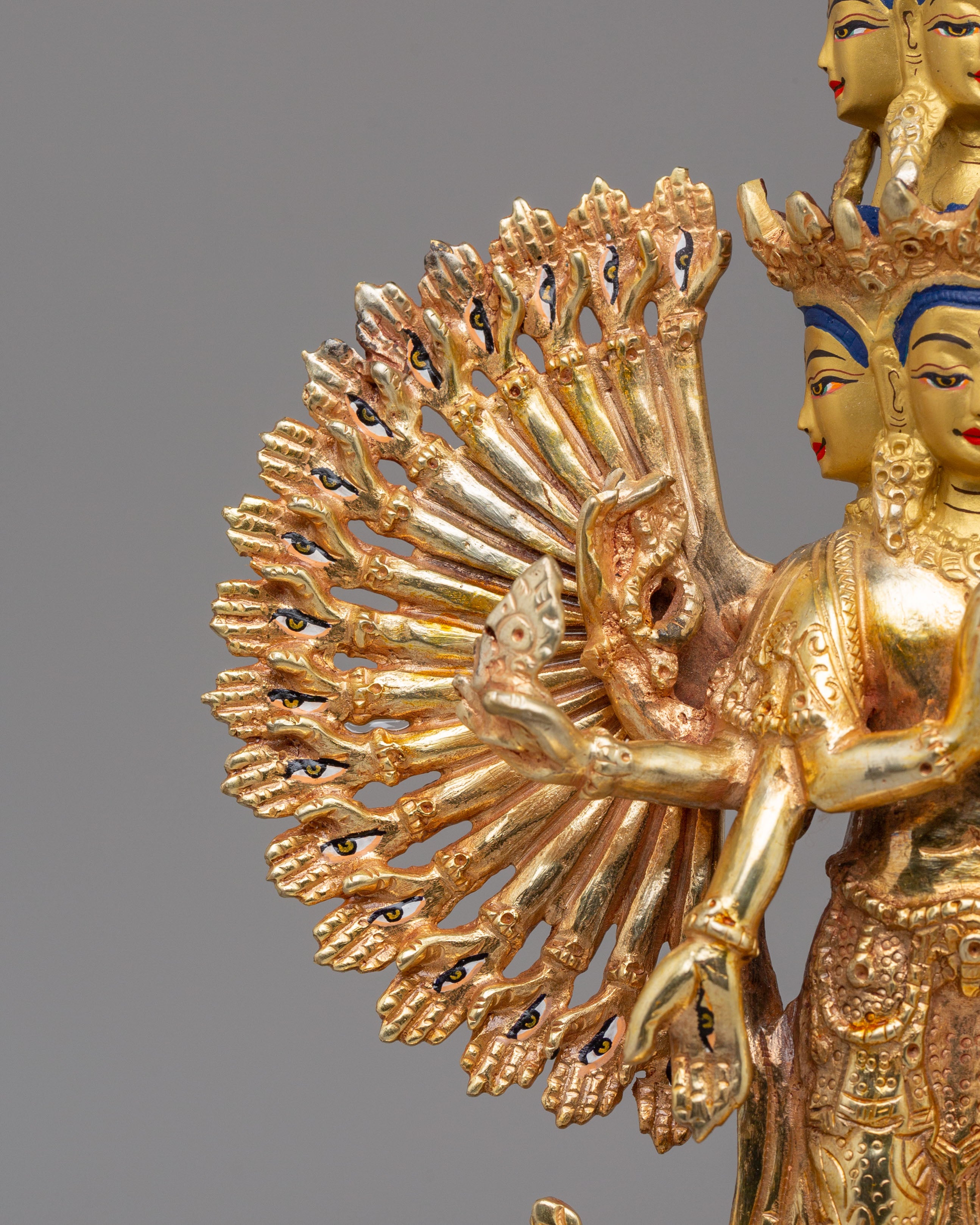 1000 Armed Chenrezig Deity Statue | Avalokiteshvara Buddhist Deity